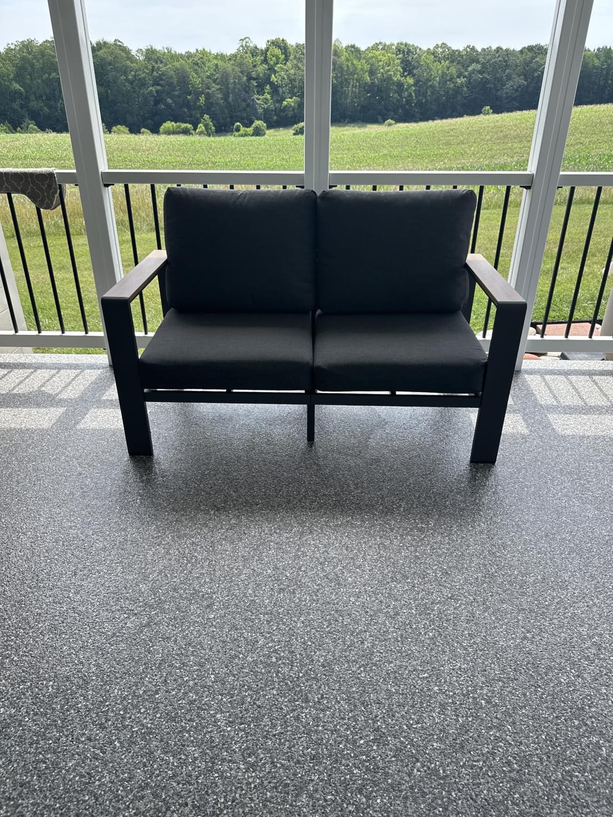Aluminum Outdoor Patio Furniture Set 6 Seats, Outdoor Sectional Corner Sofa with Thick Waterproof Cushions & Coffee Table, Patio Conversation Sets for Backyard, Porch, Balcony, Deck, Gray customer photo 2