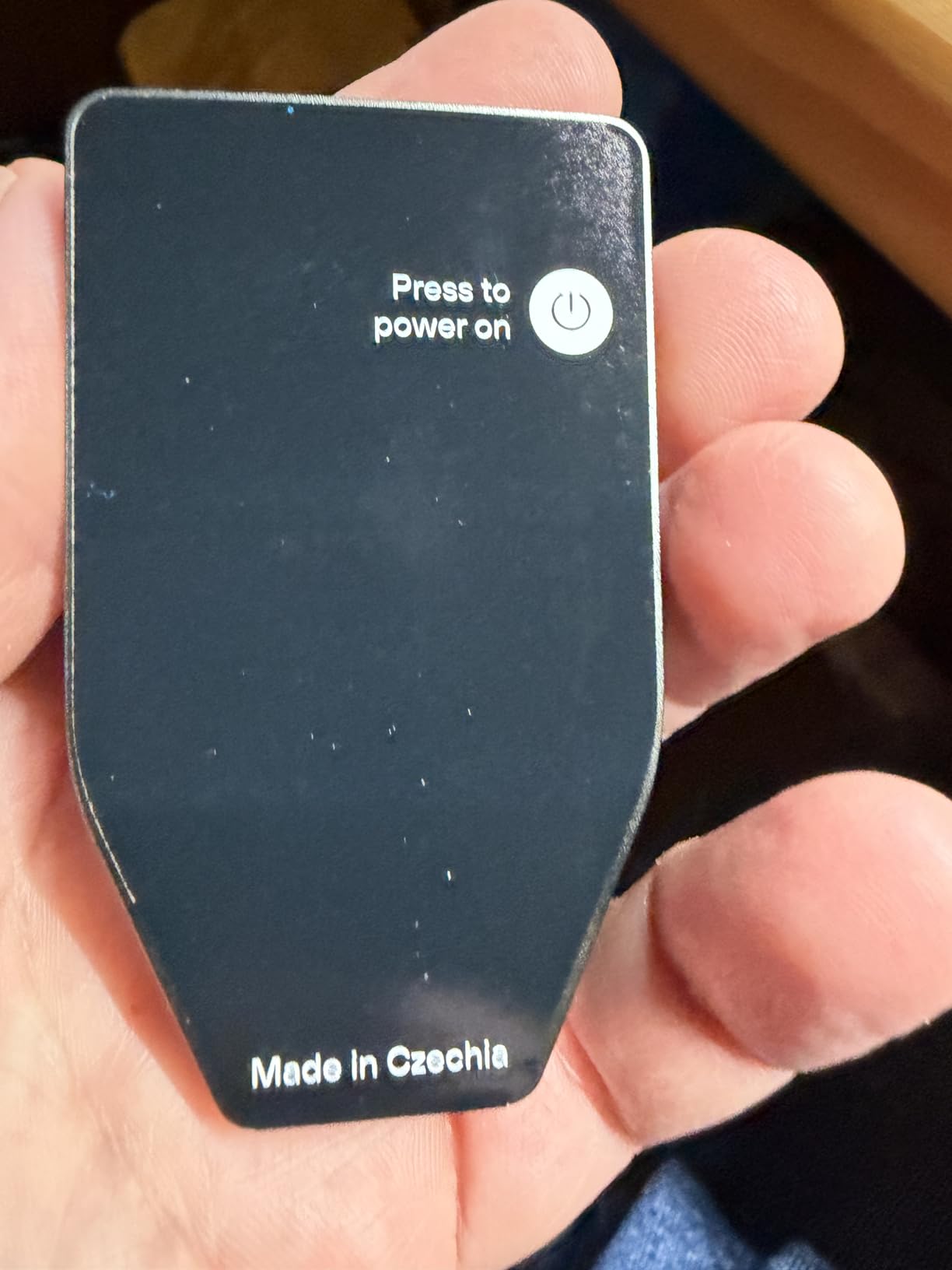 Trezor Safe 7 - Crypto Hardware Wallet with Bluetooth, Color Touchscreen, Transparent Secure Element, Quantum-Ready (Charcoal Black) customer photo 2