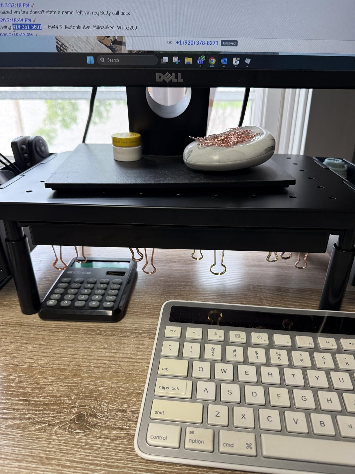 WALI Computer Monitor Stand with Storage, Desk Organizer with Drawer and Pen Holder, Desk Monitor Riser 3 Height Adjustable, Laptop Riser for Computer, Laptop, Printer (PTT003-B), 1 Pack, Black customer photo 2