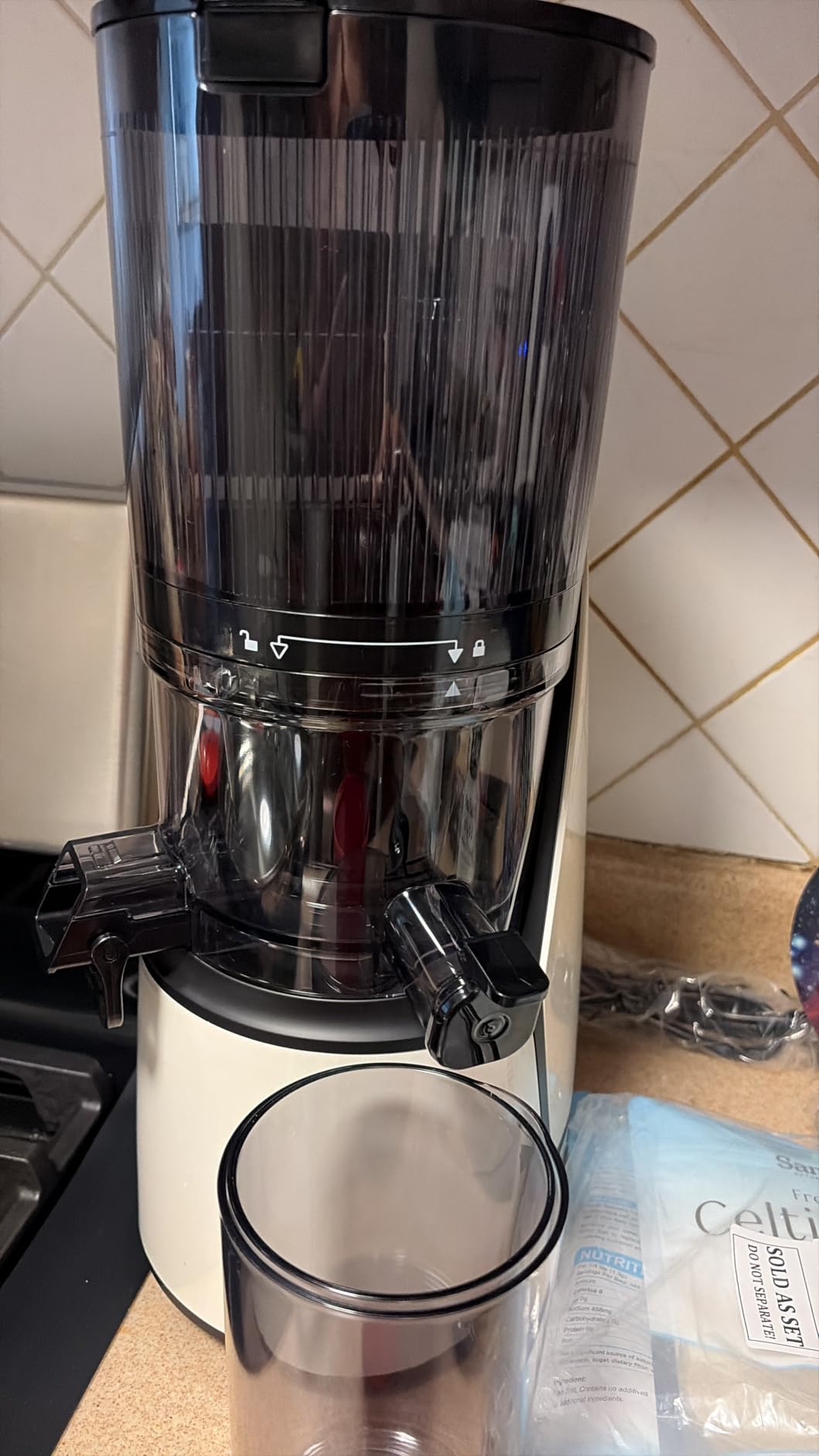 EanOruus Juicer Machines, 3-in-1 Cold Press Juicer, Premium Gray | Makes Juice, Nut Milk & Sorbet, 6.5