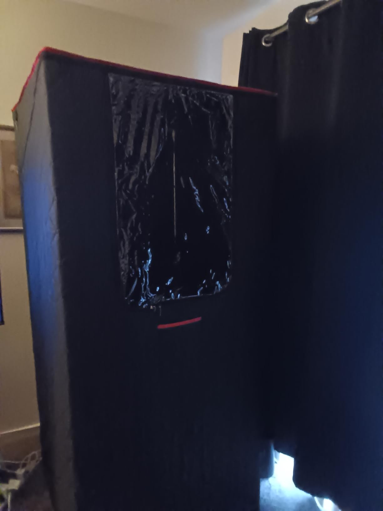 Manastin Upgraded Portable Steam Sauna for Home, Jet Black | Sauna Tent with 3L/1200W Steamer, XL Foldable and Remote Control, 99-Min Timer & 15 Power Levels, 2.6' x 2.6' x 5.9' customer photo 2
