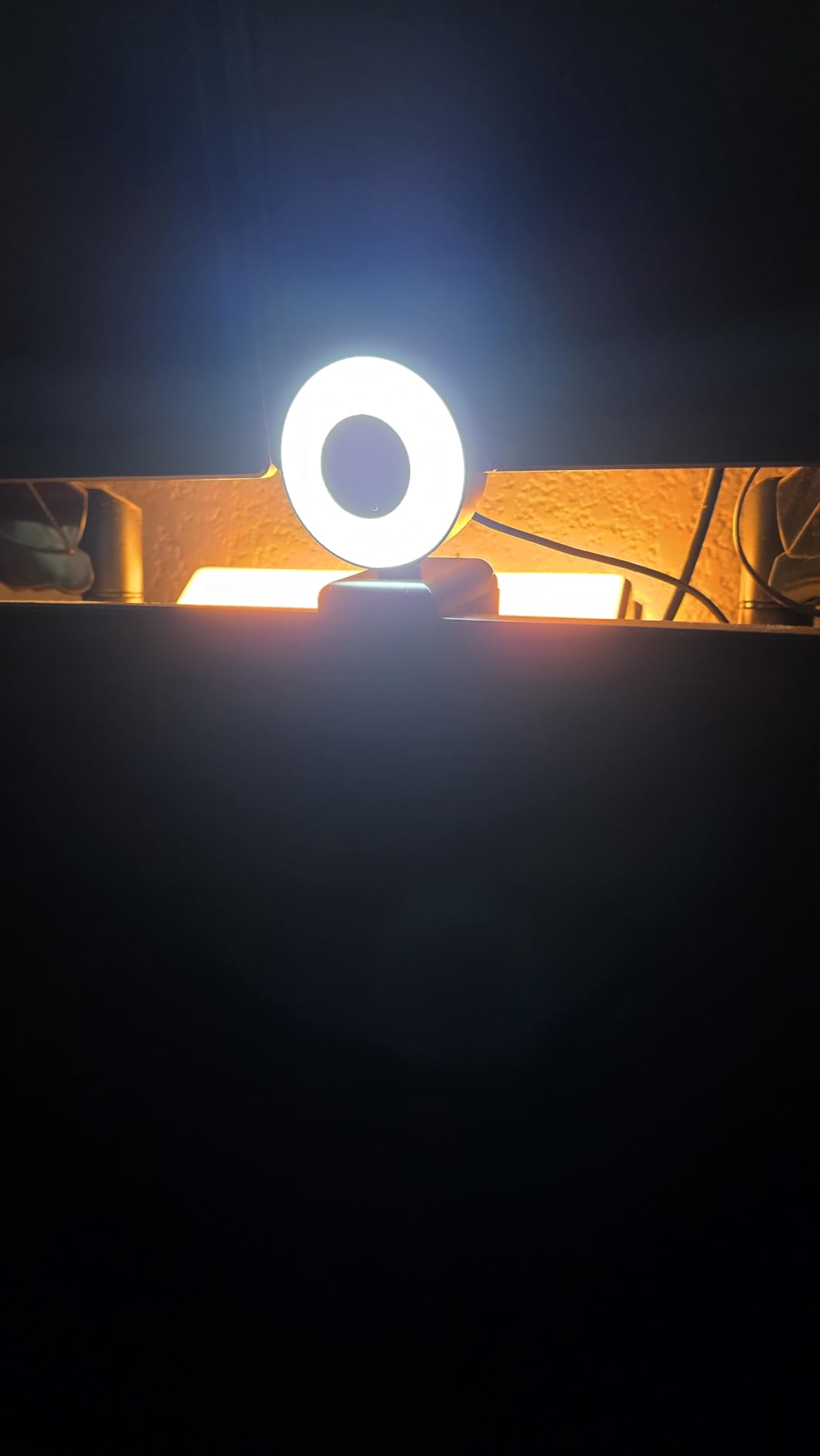 EMEET S600L 4K Webcam for Streaming with Ring Light, 1/2
