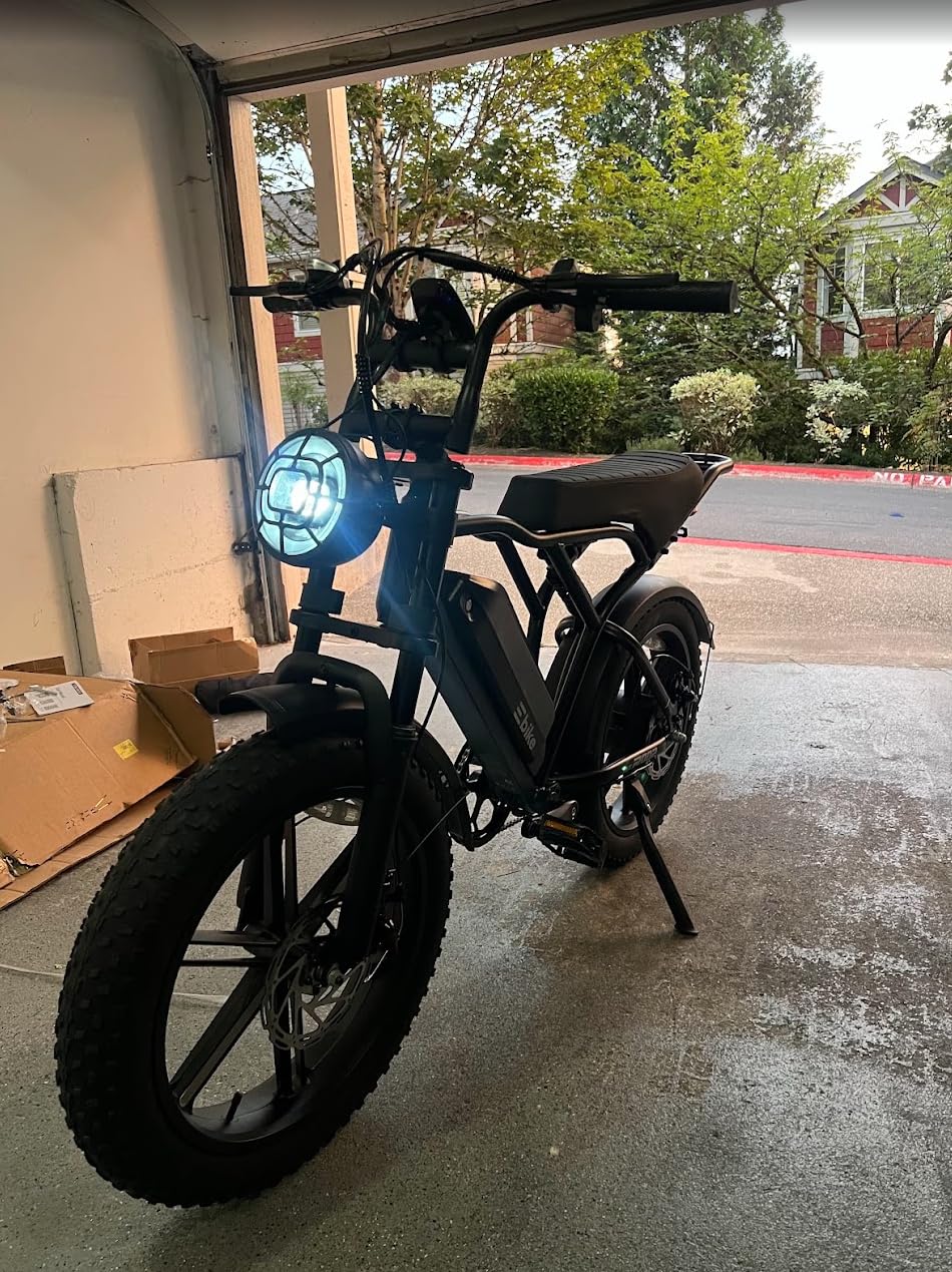 TST Electric Bike for Adults, 48V 15Ah Battery, 1500W Peak Motor, Fat Tire | Dual Suspension, 7-speed Gears, 3 Working Modes, Powerful, LCD Display, Suitable for Commuters and Beginner Cyclists customer photo 2