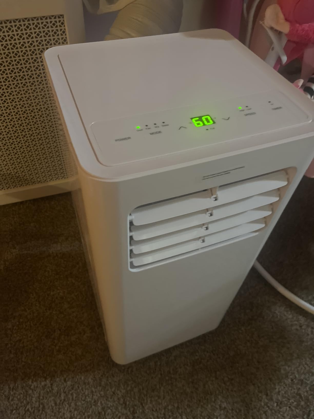 EUHOMY Portable Air Conditioners 12,000 BTU, 5-in-1 Portable AC Unit Up to 550 Sq.Ft. for Bedroom with Cool, Heat, Fan, Dehumidifier, Sleep, AC Units with LED Remote & 24H Timer, Installation Kits customer photo 2