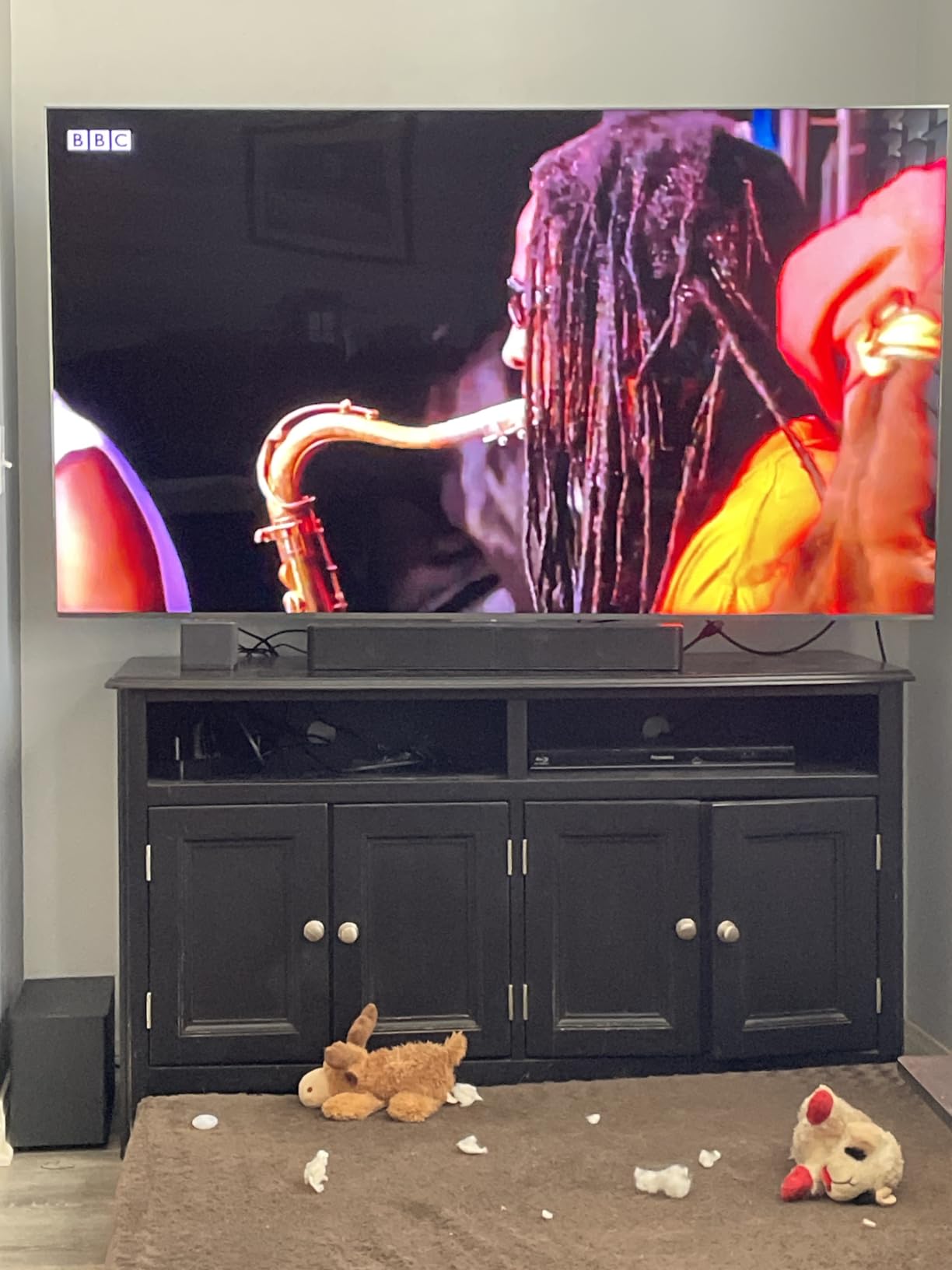 ULTIMEA Sound Bar with Wireless Subwoofer, App Control, for Home Theater | 240W Peak Power, VoiceMX & BassMX, 2.1ch Soundbar for Smart TV, Adjustable Bass, HDMI, Optical, Bluetooth 6.0, Poseidon M30 customer photo 1