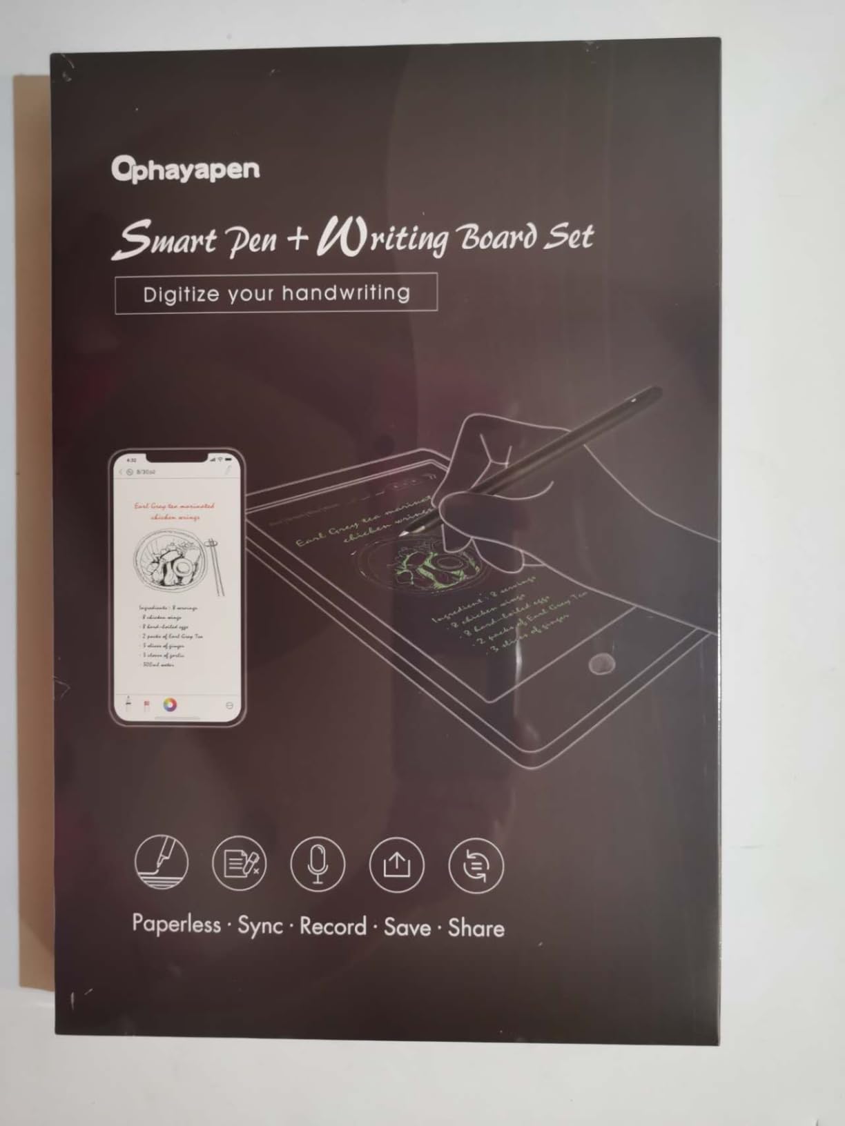 Digital Smart Pen and Writing Board Set, Real-time Sync for Digitizing, Convert to Text, Storing, and Sharing Your Notes, Compatible with Smartphone (Android and iOS) customer photo 2