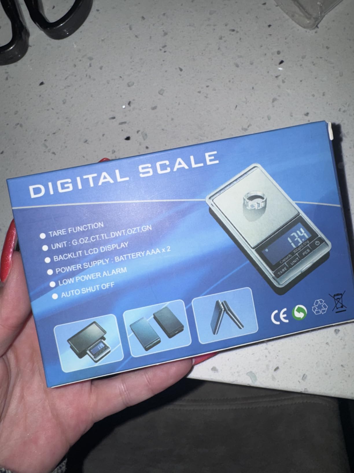 Digital Coin Scale, Gram Scale 0.01g Accuracy for Coin Collectors, Bank Tellers and Home Use, Ideal Scale for Gold and Jewelry, 200g Capacity with Calibration Weight customer photo 1
