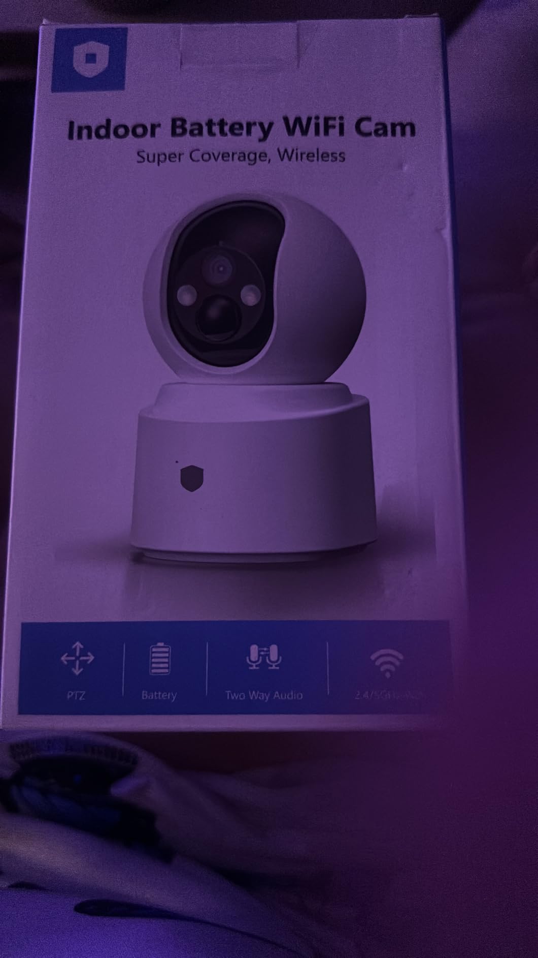 Noonkey Battery Powered Wireless Indoor Security Camera, 4MP HD Pan/Tilt Pet Camera w/ 6000mAh Rechargeable, 5G&2.4G WiFi 6,Motion Detection, Color Night Vision, 2-Way Talk, Home/Pet/Baby Monitoring customer photo 2