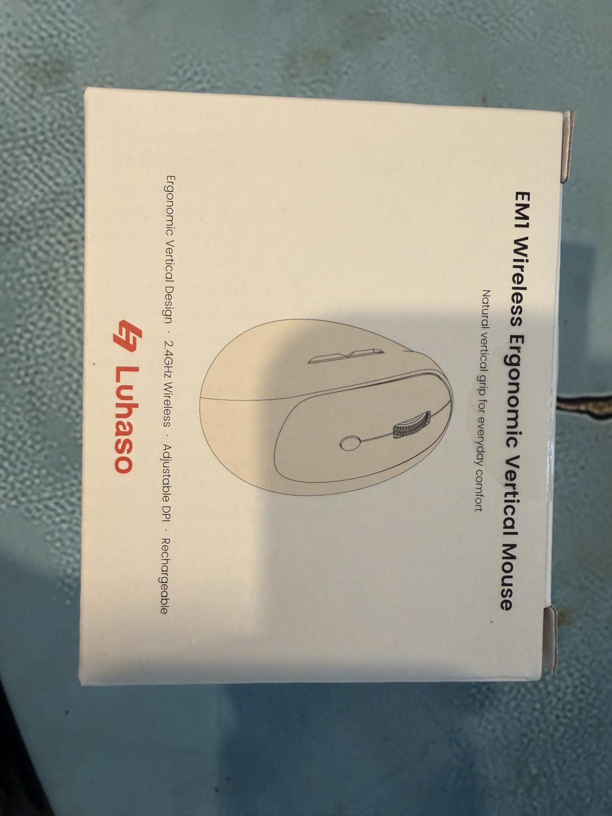 Ergonomic Vertical Wireless Mouse, 57° Natural Handshake for Wrist Pain Relief, Rechargeable 2.4G USB Computer Mouse, Quiet Click, 800/1200/1600 DPI, for Laptop PC Mac, Small/Medium Hands (Black) customer photo 2