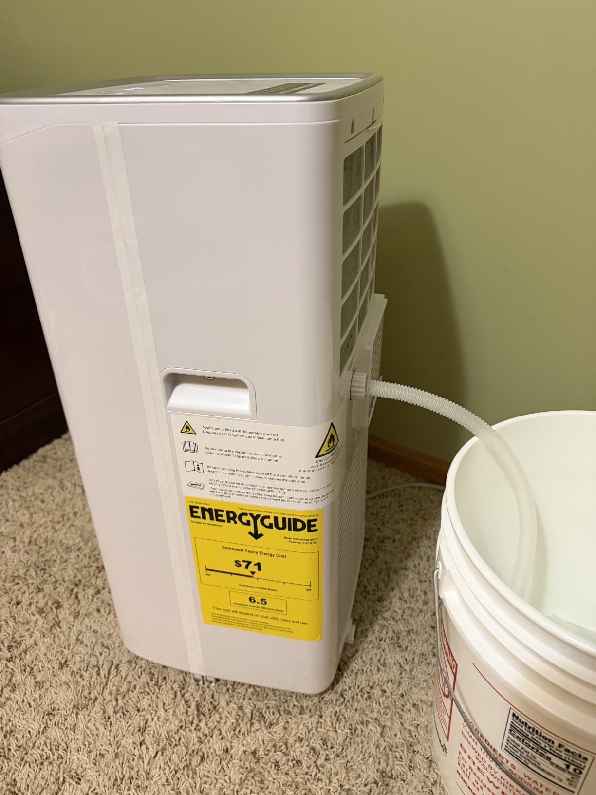 Electactic 8000 BTU Portable Air Conditioner for Bedroom, Quiet 4-in-1 Portable AC Unit with Cooling, Dehumidifier & Fan Modes, Sleep Mode customer photo 1