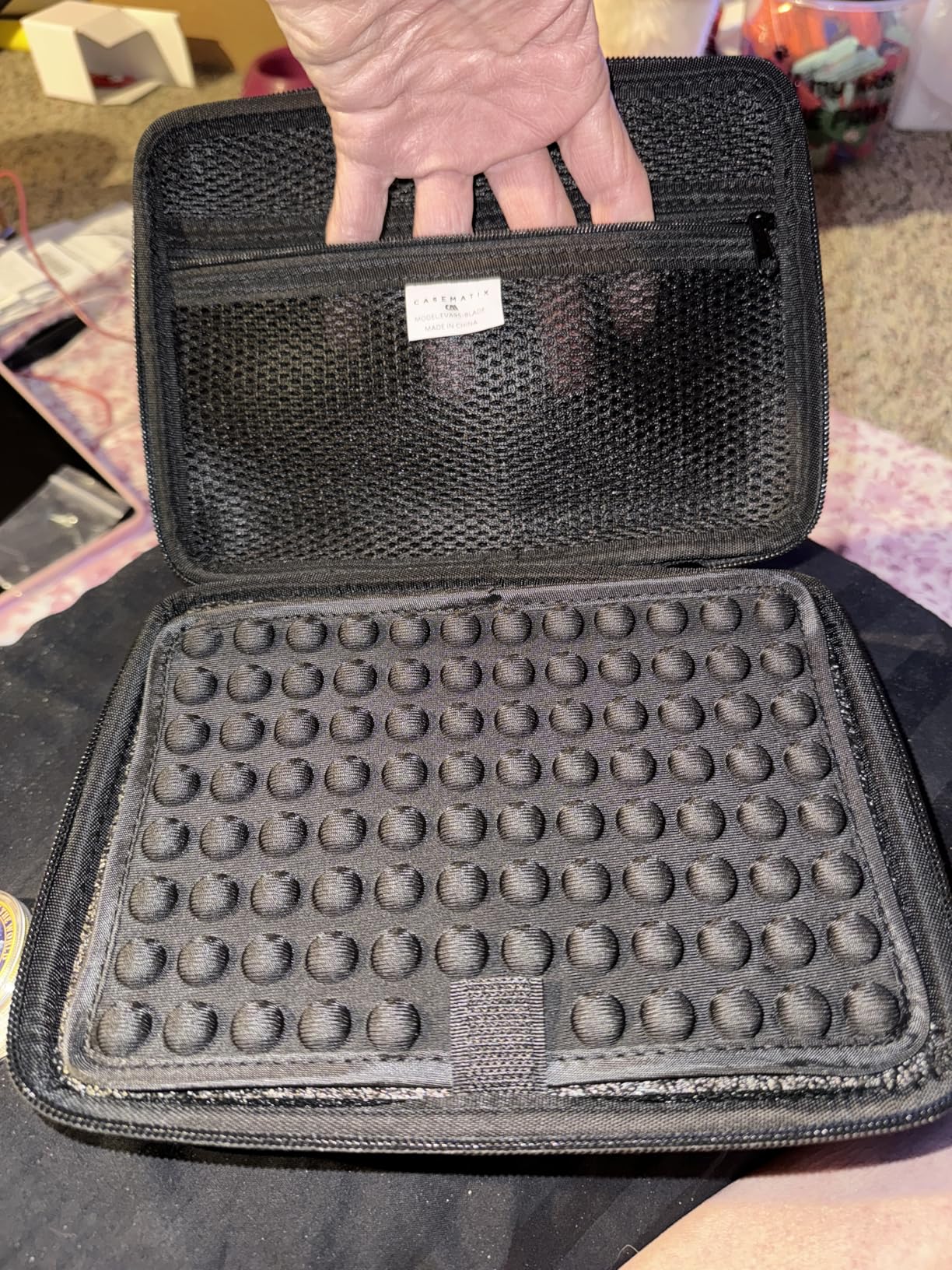 CASEMATIX 1 oz Silver Bar Capsule Holder Case for 1 Troy Ounce Silver Bars, Bullion Storage Box Fits 20 Coin Capsules up to 50mm, Organizer for Silver Bar Holders, Stacker Storage Coin Case customer photo 1