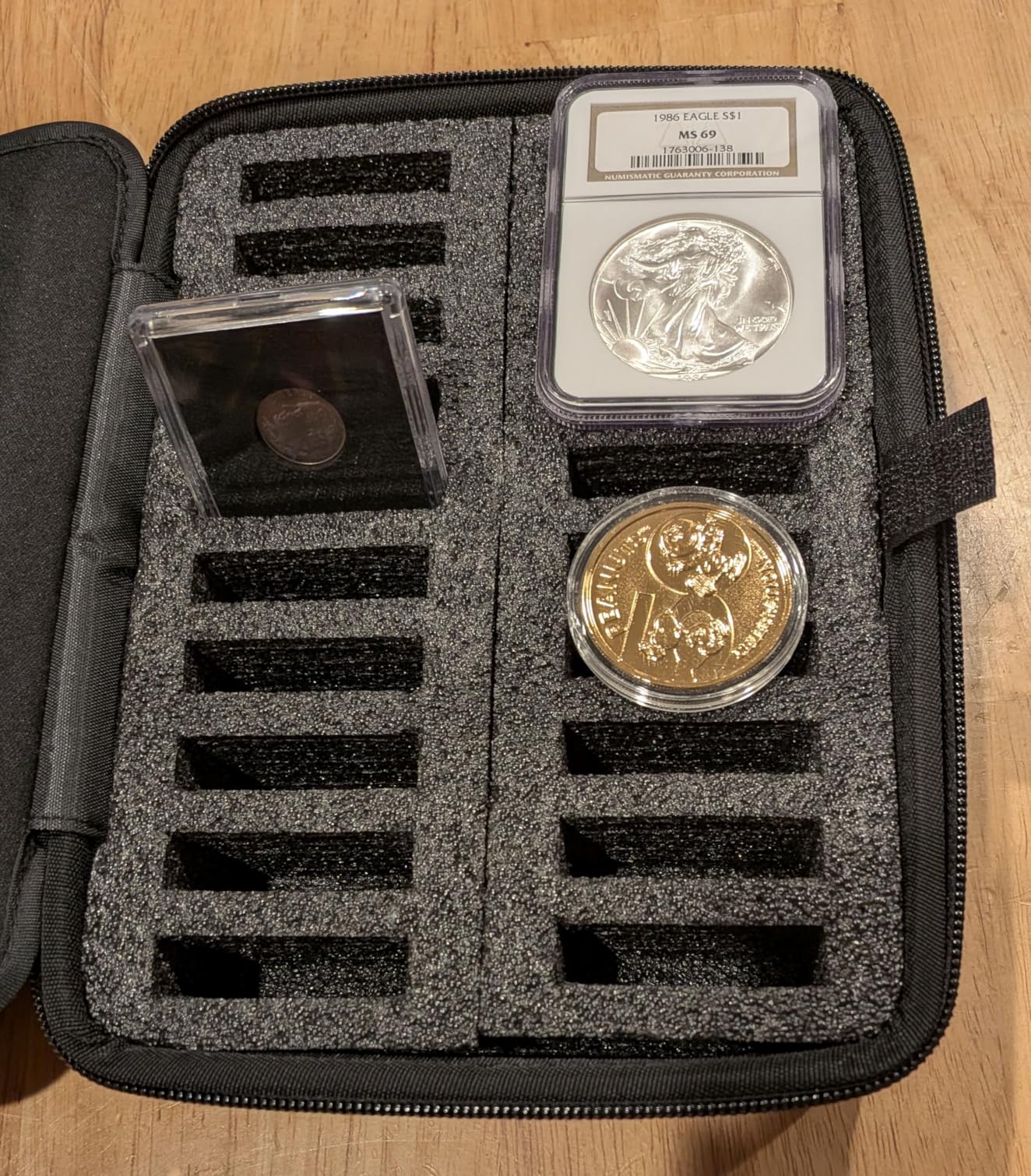 CASEMATIX 1 oz Silver Bar Capsule Holder Case for 1 Troy Ounce Silver Bars, Bullion Storage Box Fits 20 Coin Capsules up to 50mm, Organizer for Silver Bar Holders, Stacker Storage Coin Case customer photo 2