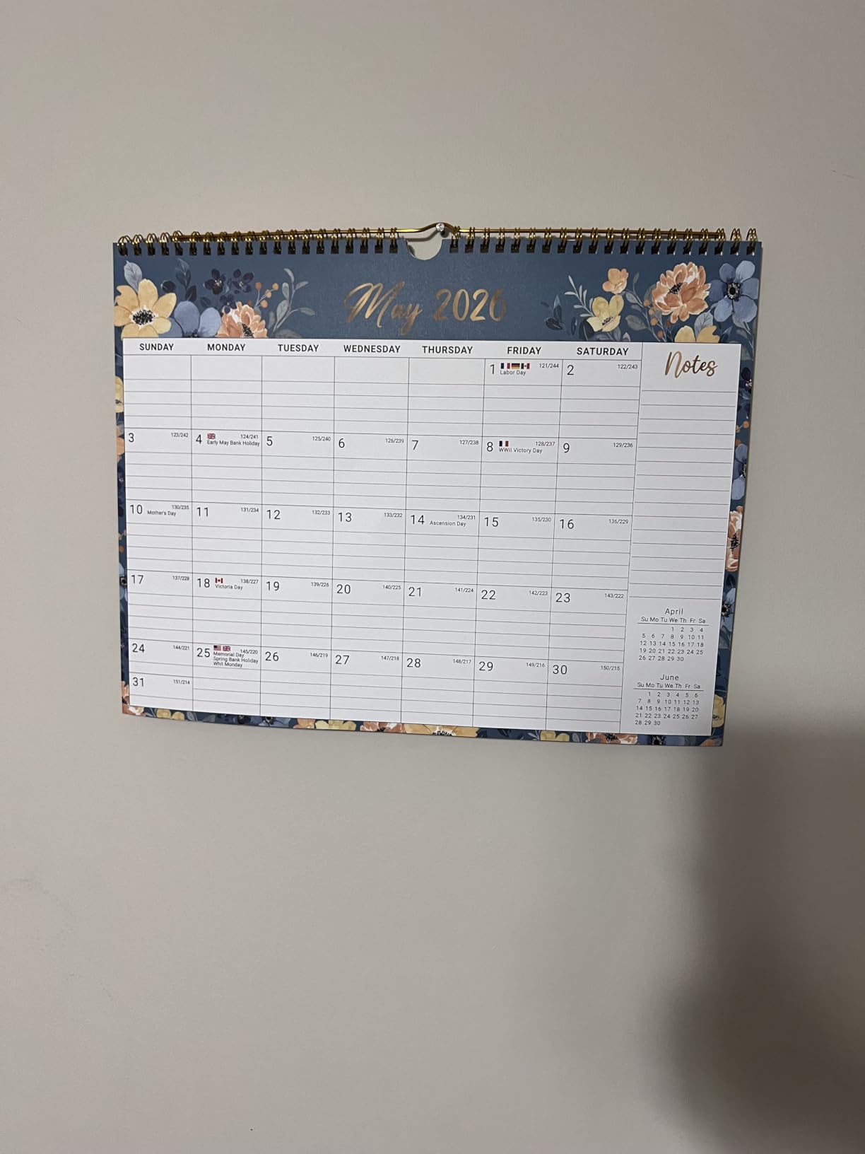 Calendar 2026-2027, Apr 2026-Dec 2027, 21-Month, 14.7