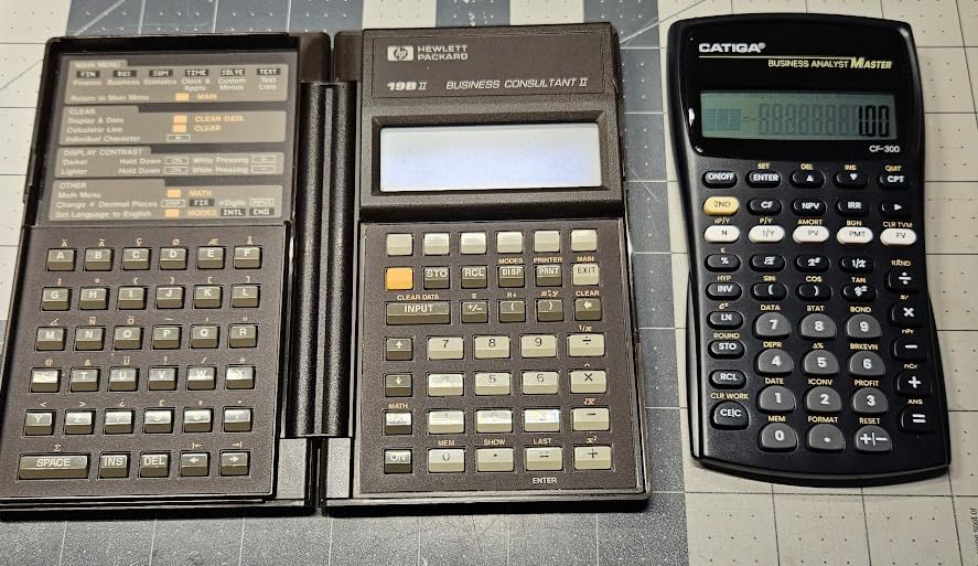 CATIGA Financial Calculator Business Analyst Master, TVM, IRR, NPV, Cash Flow, Amortization & Break-Even, Perfect for Real Estate, Banking, Accounting & Finance Professionals, 10-Digit LCD, CF-300 customer photo 1