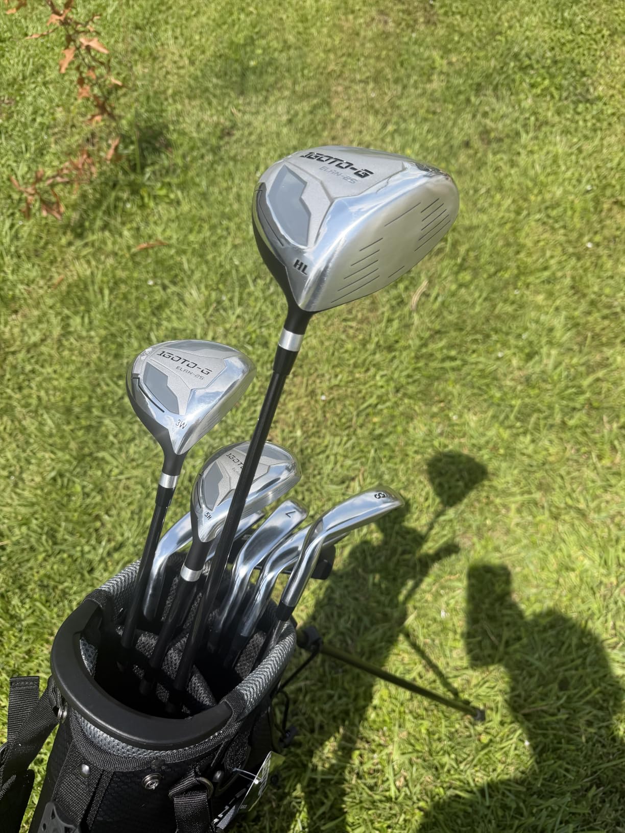 11 Pieces Golf Clubs Set for Men & Women - Right/Left Handed Complete Golf Clubs Full Set Includes Stand Bag with Rain Hood, 1# Drive, 3# Wood, 5# Hybrid, 6# 7# 8# 9# PW# Irons and Putter customer photo 2