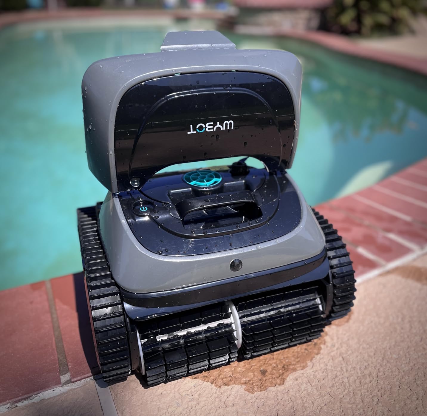 WYBOT C1 Cordless Robotic Pool Vacuum for Inground Pools, Professional | 4-in-1 Robotic Pool Cleaner for Above Ground Pool, 160 Mins Runtime, APP Control, Smart Navigation with Powerful Suction customer photo 1