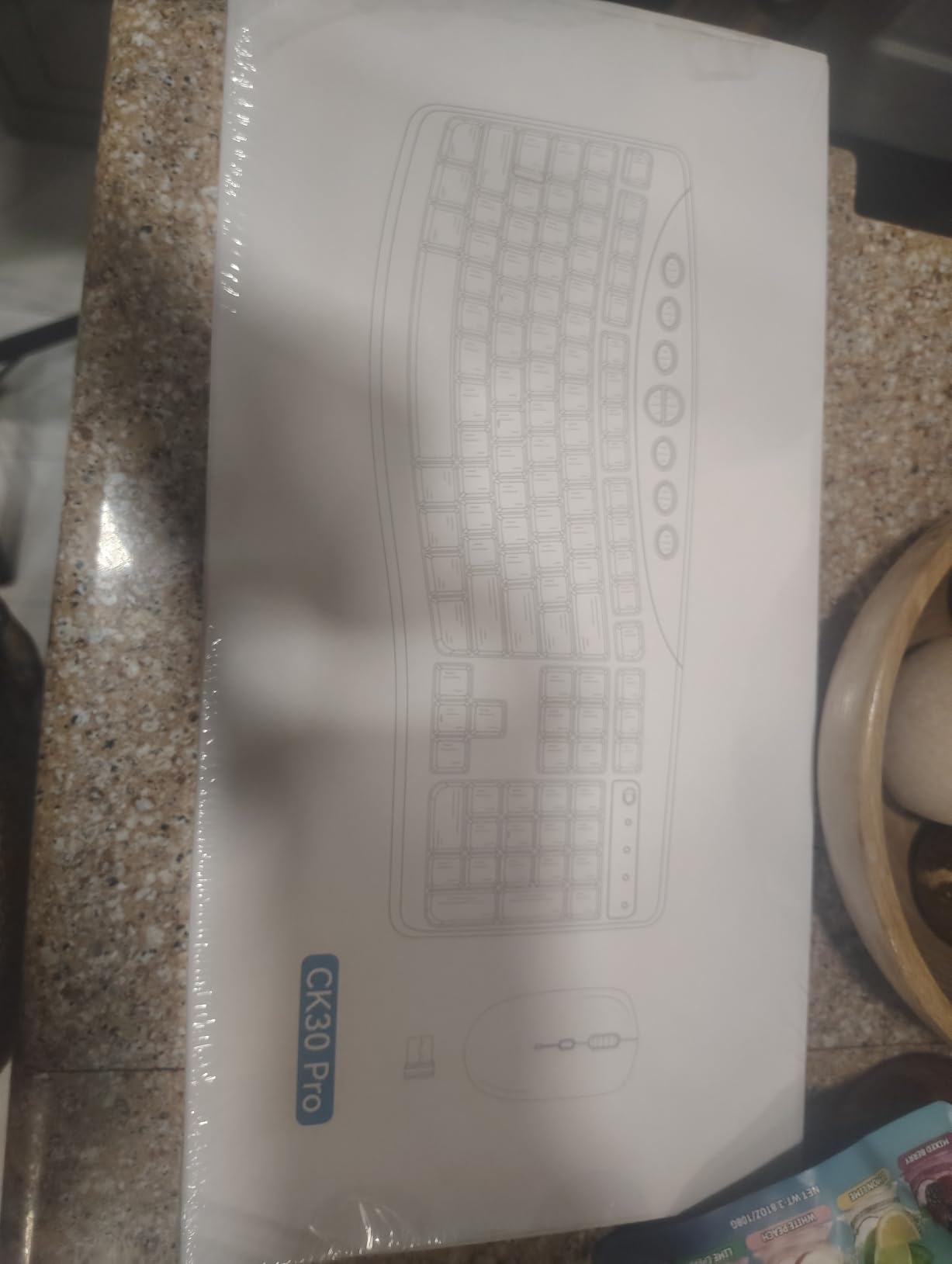 Wireless Keyboard and Mouse Combo Silent Ergonomic Curved Design for Office customer photo 2