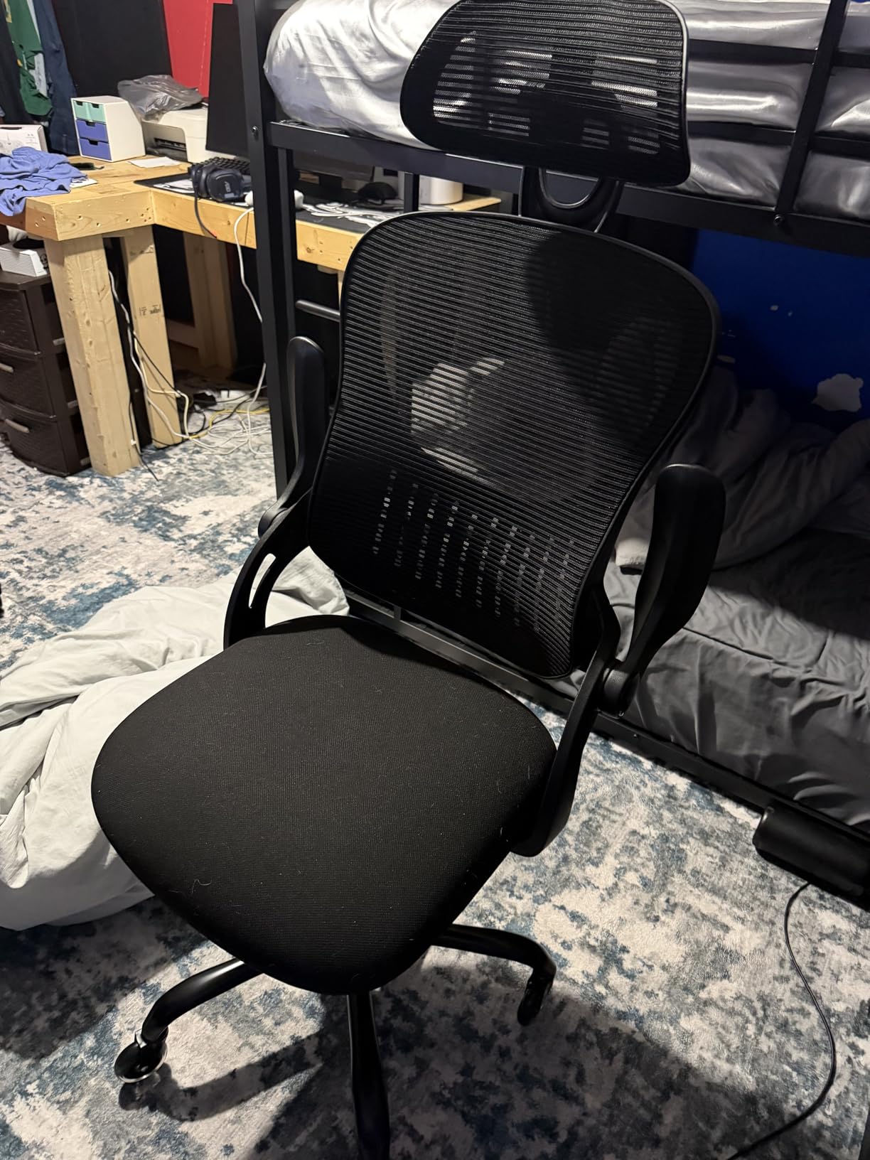 Sweetcrispy Computer Desk Chair, Mesh Office Chair with Lumbar Support customer photo 1