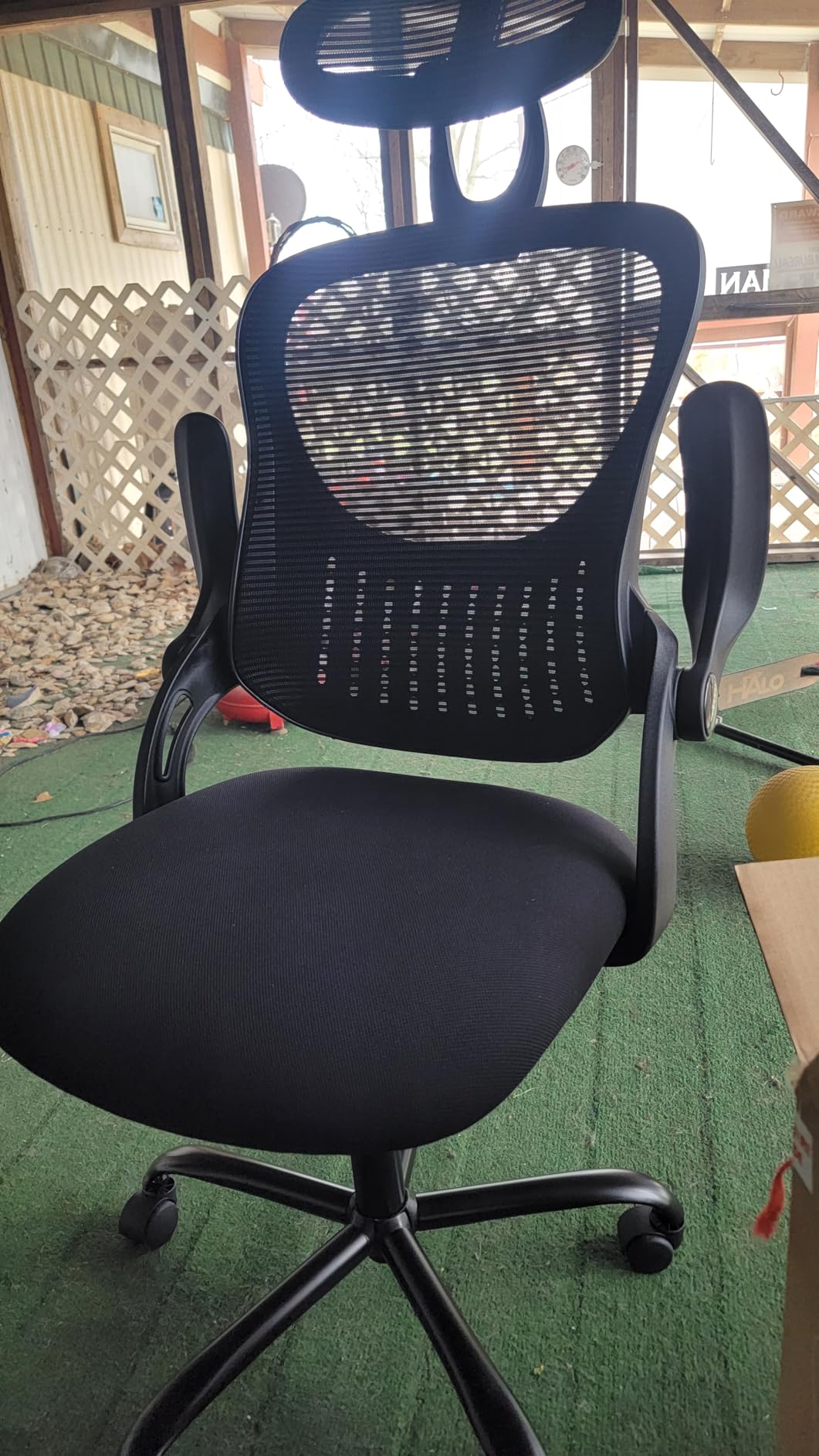 Sweetcrispy Computer Desk Chair, Mesh Office Chair with Lumbar Support customer photo 2