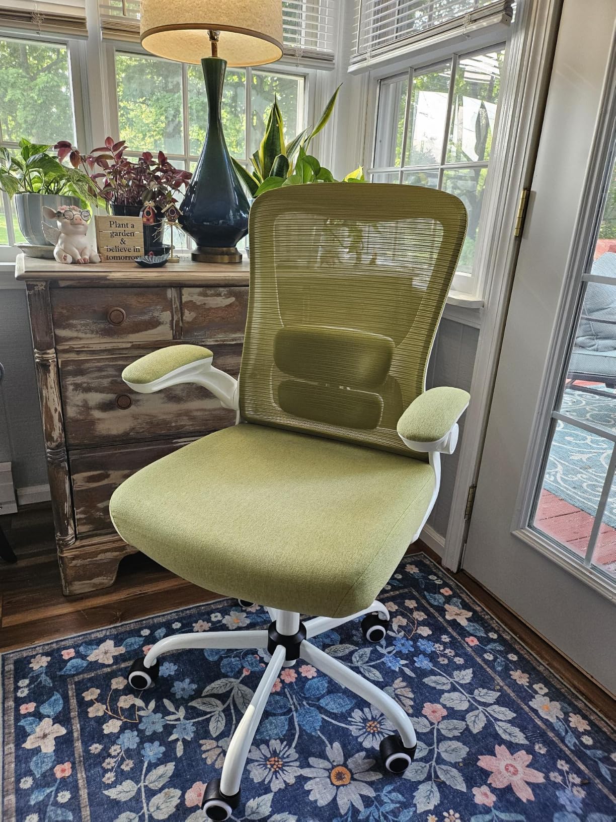 Zeonsit Ergonomic Office Chair for Long Hours, Padded Lumbar Support for Lower Back Relief, 330 lb Capacity, Comfortable Computer Desk Chair for Home Office customer photo 2