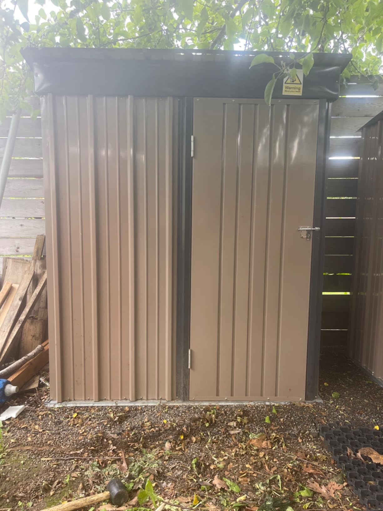 UDPATIO Outdoor Resin Storage Shed 8x10 FT, Plastic Sheds, Dark Grey | 2 Windows, 12mm resin, with Floor, lockable Door, waterproof, UV resistant, quick assembly, space-saving for Patio Backyard customer photo 2