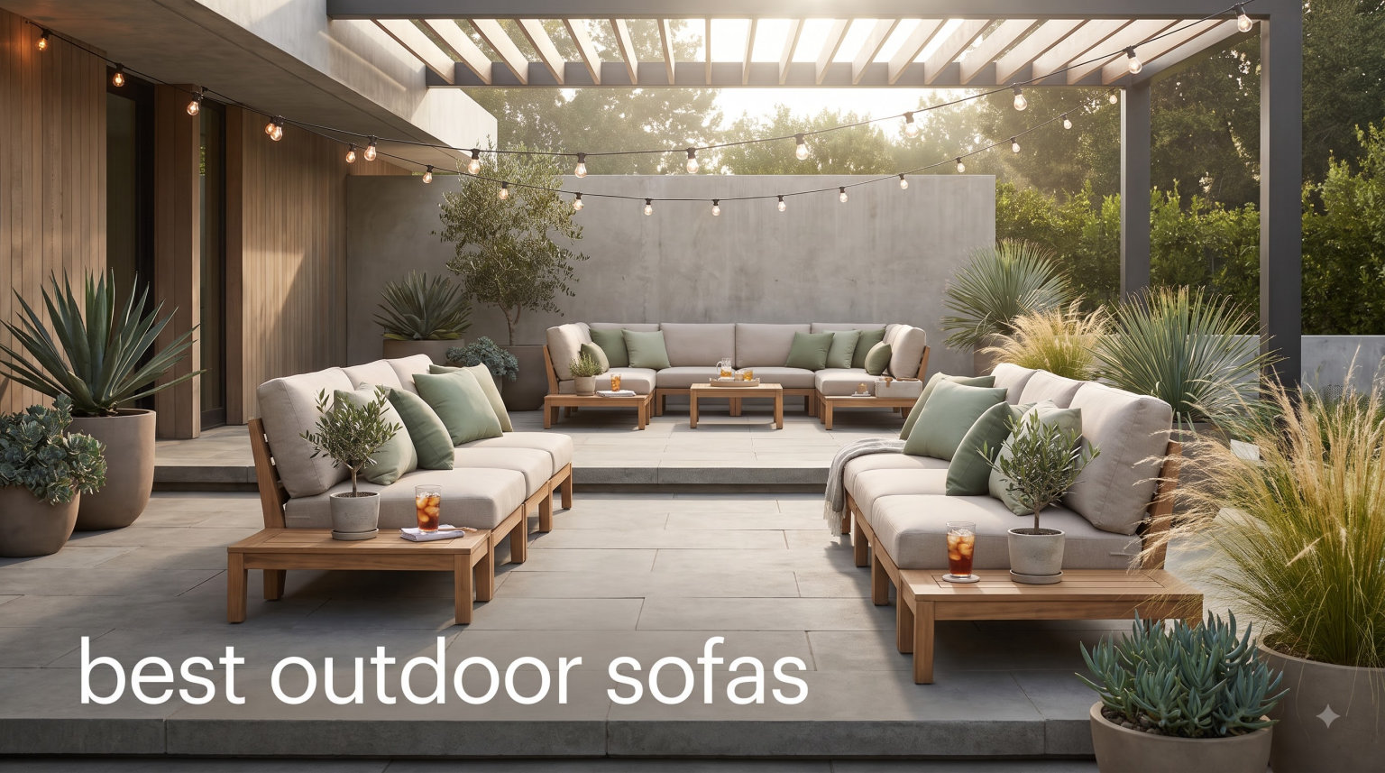 best outdoor sofas