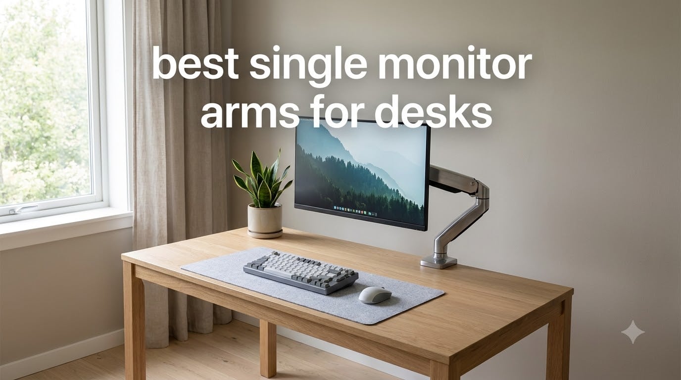 best single monitor arms for desks