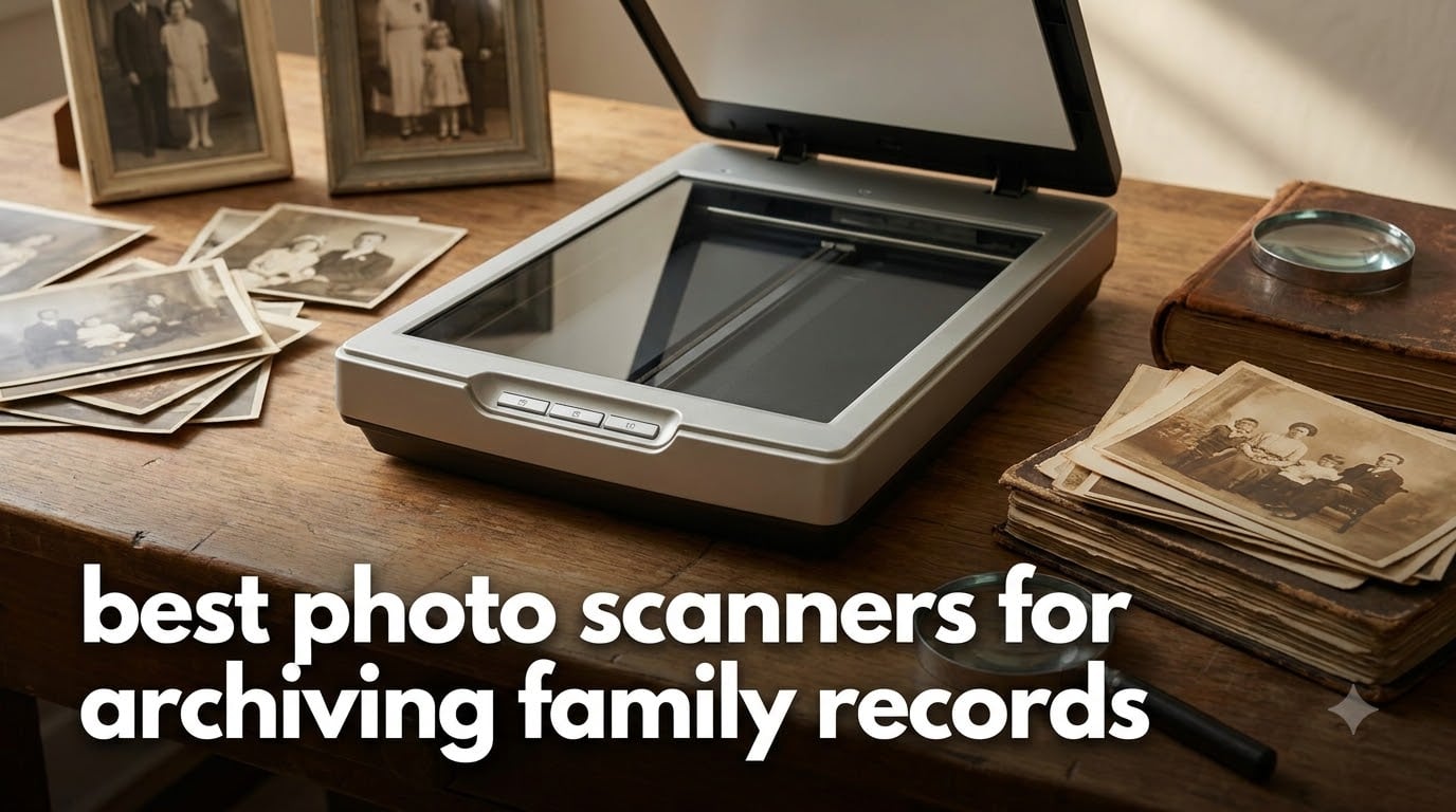 best photo scanners for archiving family records