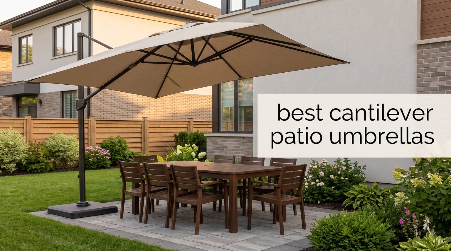 best cantilever patio umbrellas