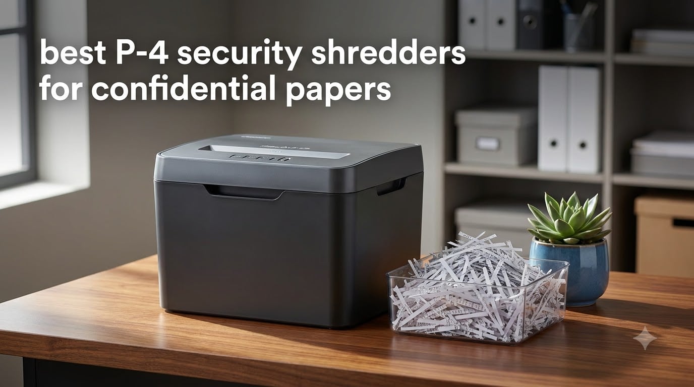 best P-4 security shredders for confidential papers