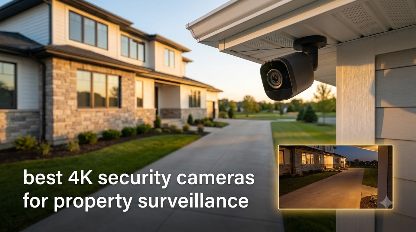 best 4K security cameras for property surveillance