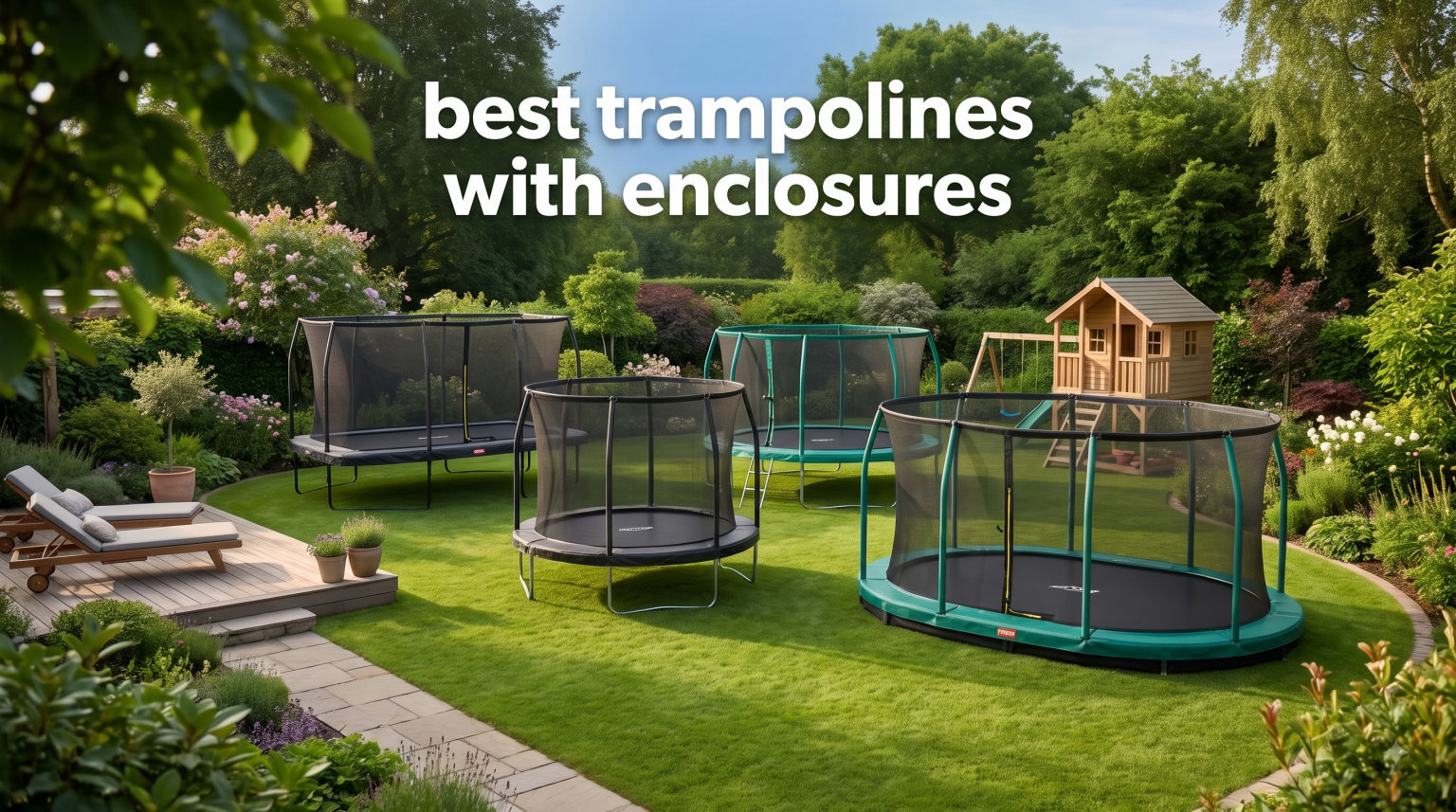best trampolines with enclosures