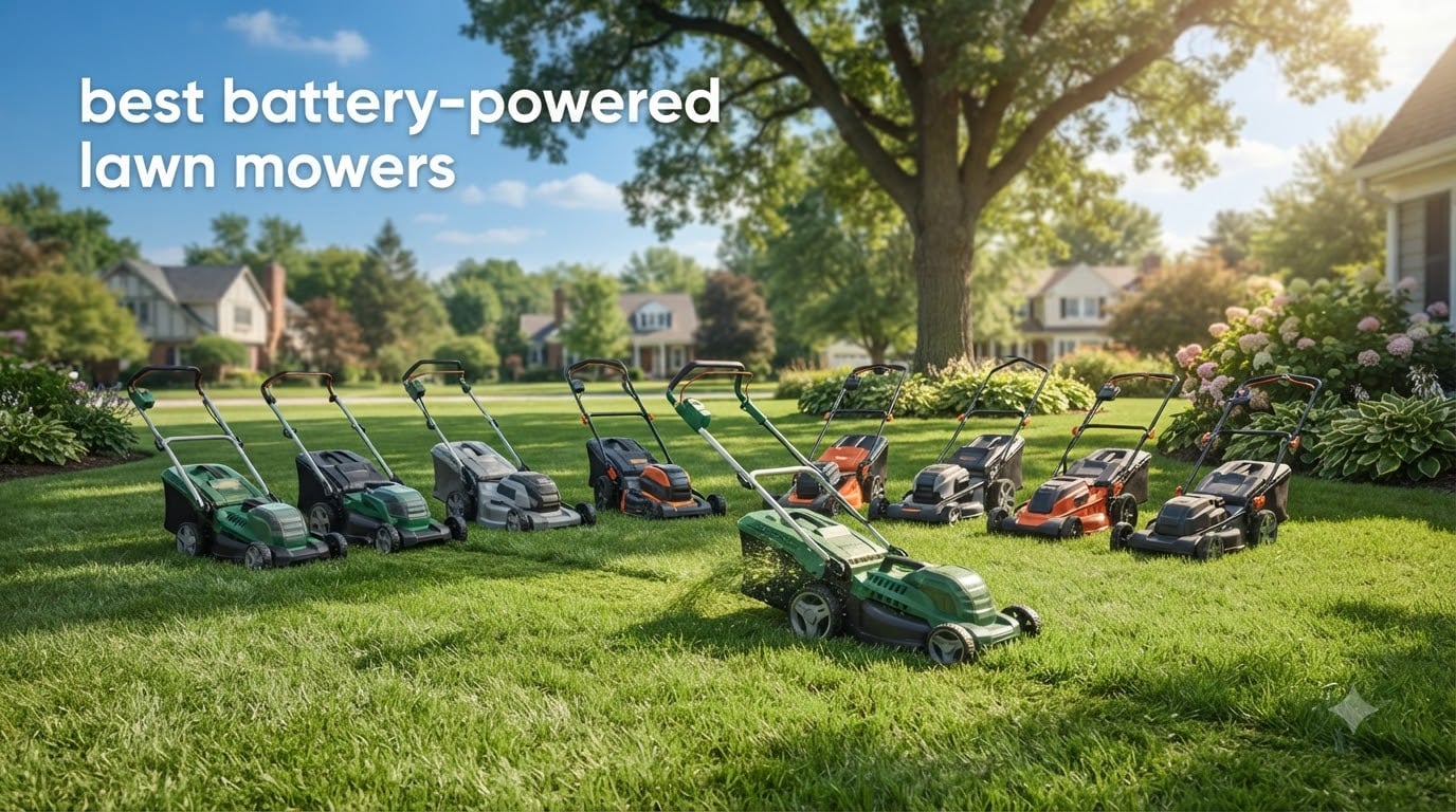best battery-powered lawn mowers