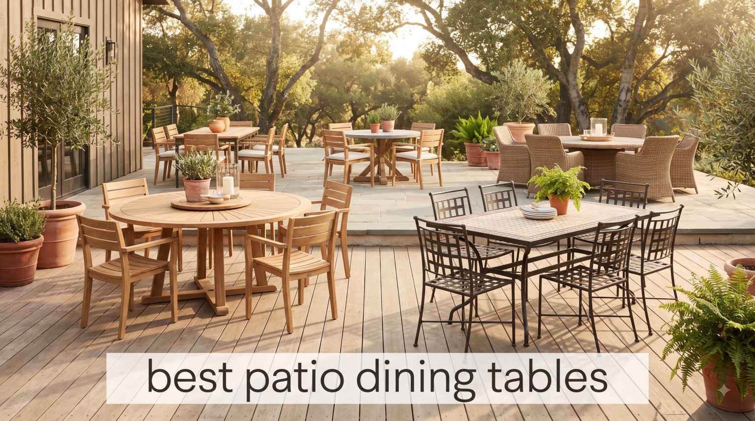 best patio dining tables