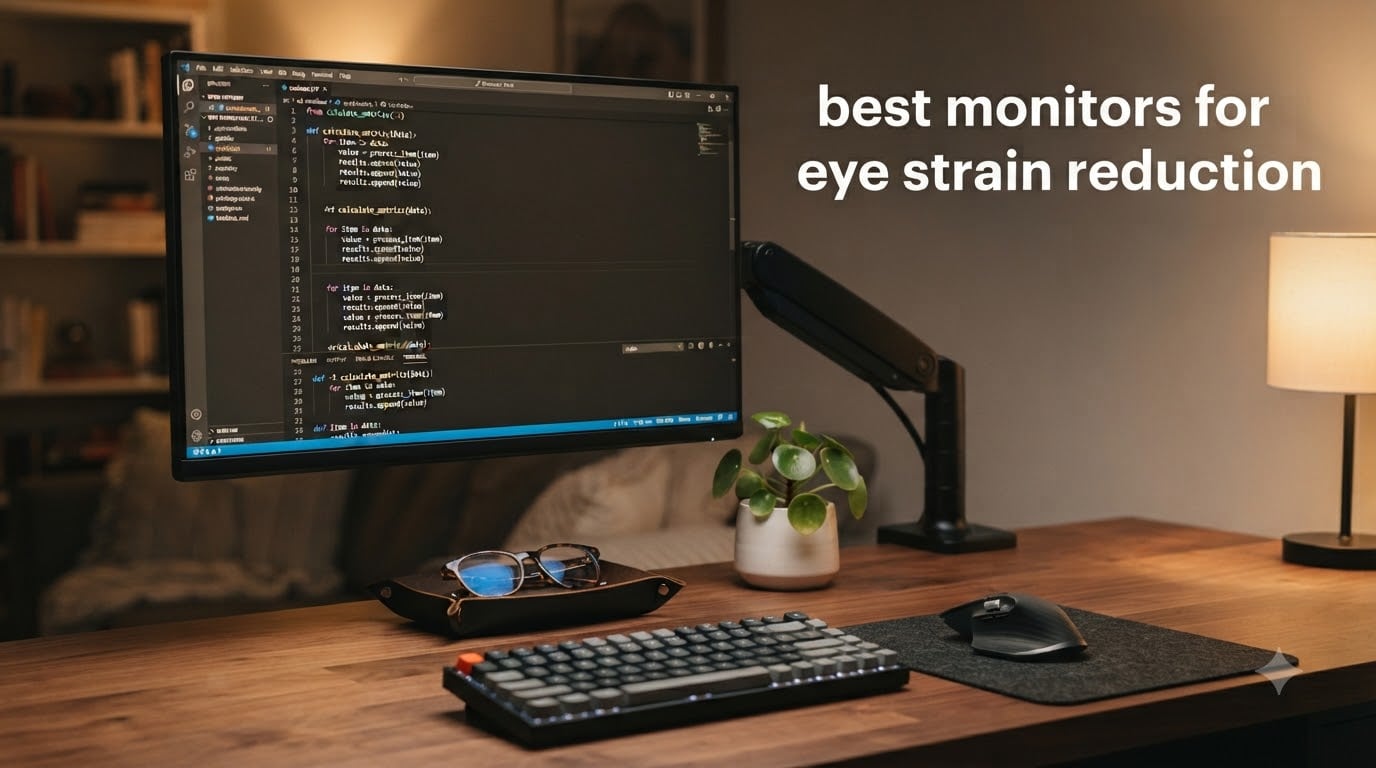 best monitors for eye strain reduction