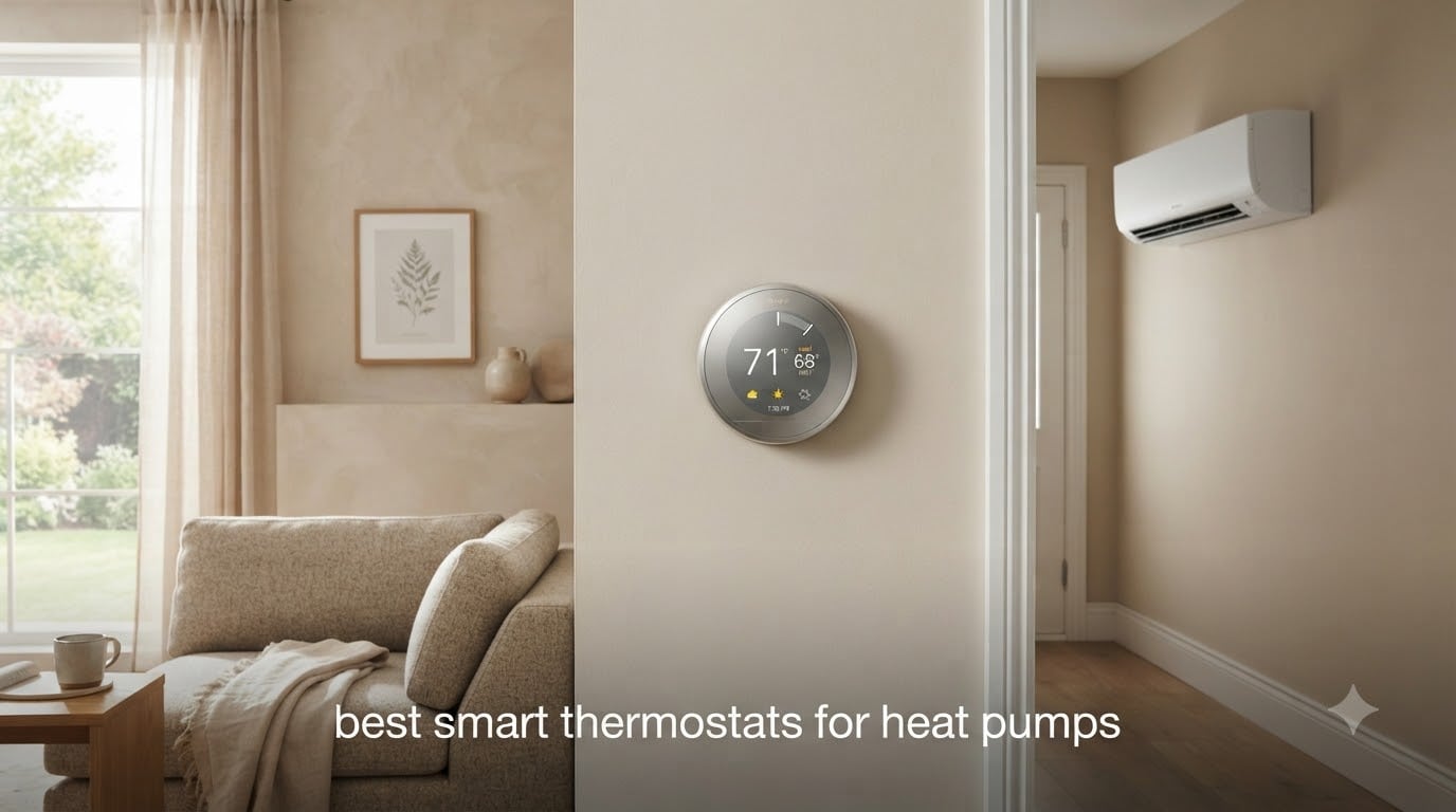 best smart thermostats for heat pumps