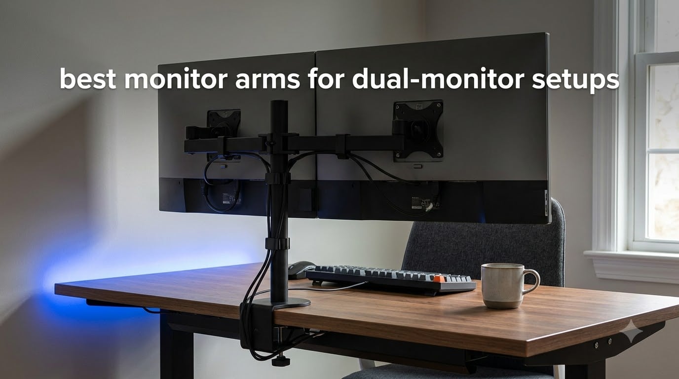 best monitor arms for dual-monitor setups
