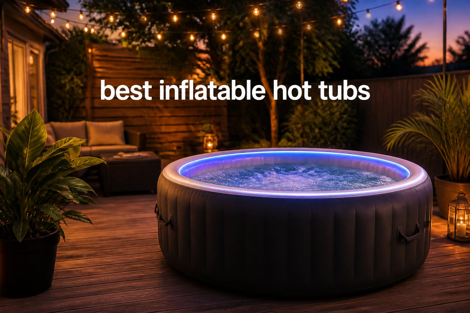 best inflatable hot tubs