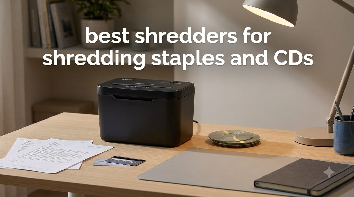 best shredders for shredding staples and CDs