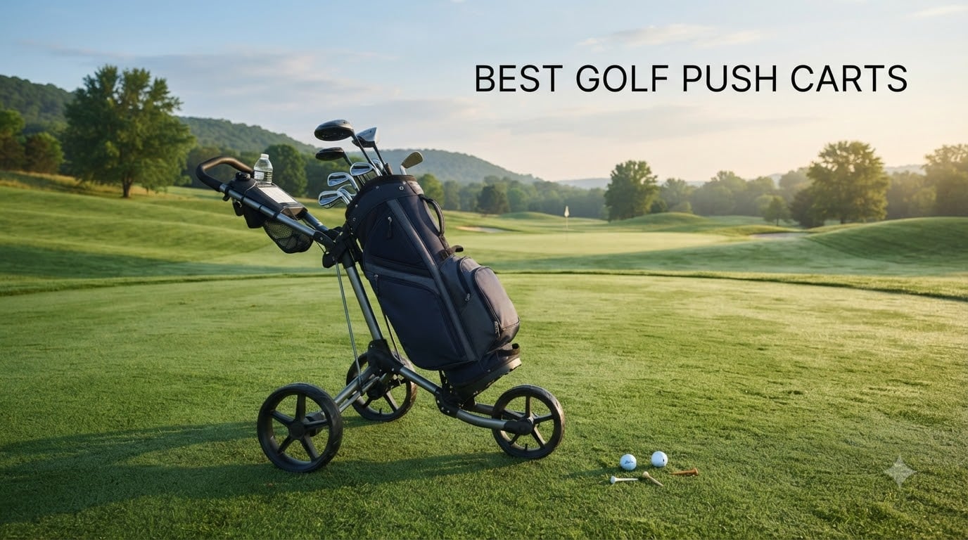 best golf push carts