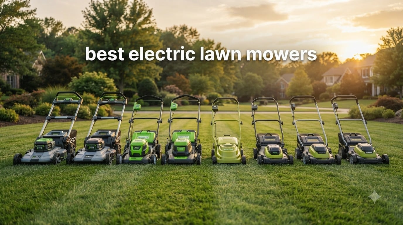 best electric lawn mowers