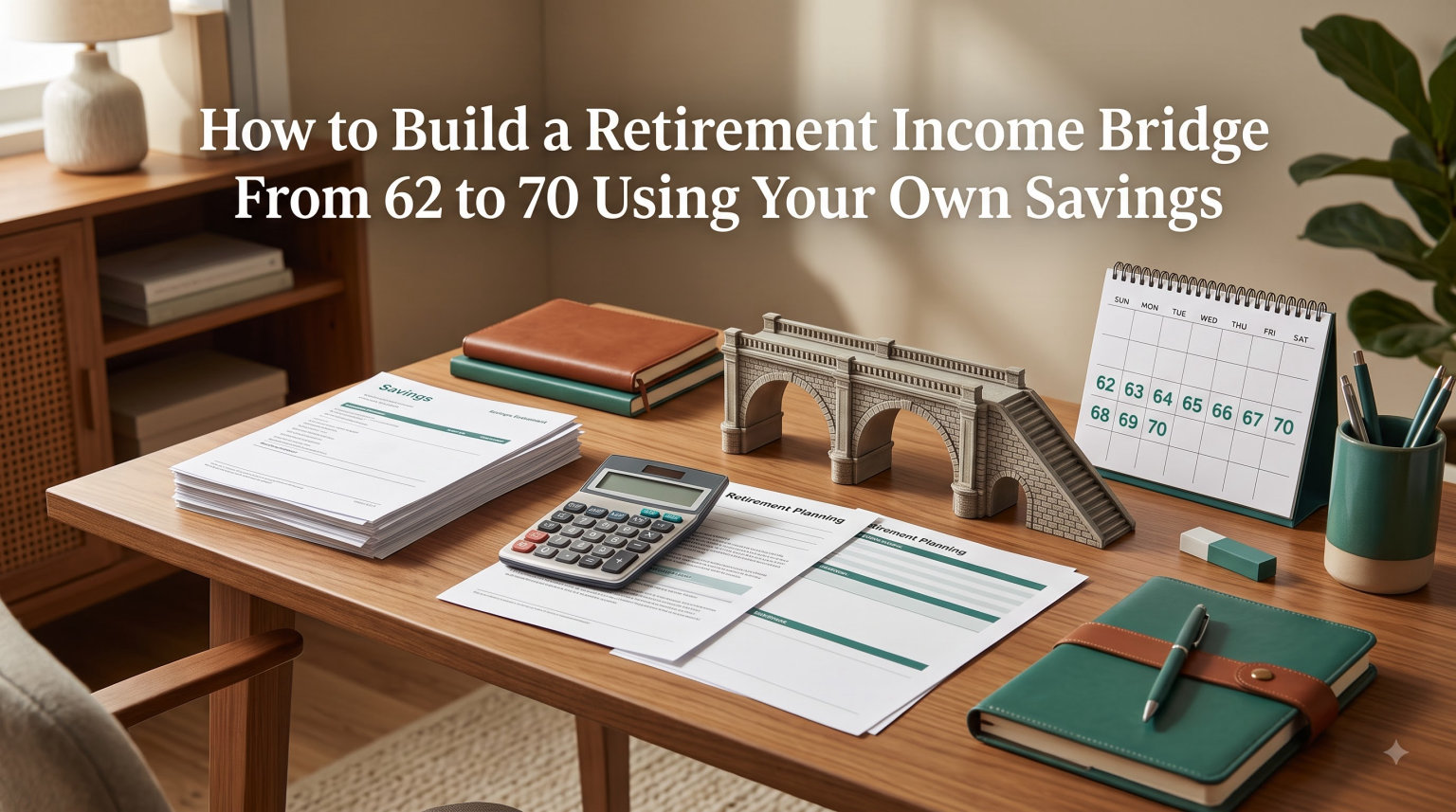 How to Build a Retirement Income Bridge From 62 to 70 Using Your Own Savings