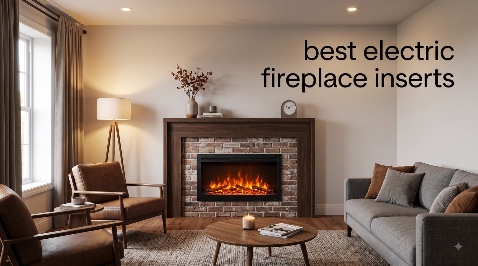 best electric fireplace inserts