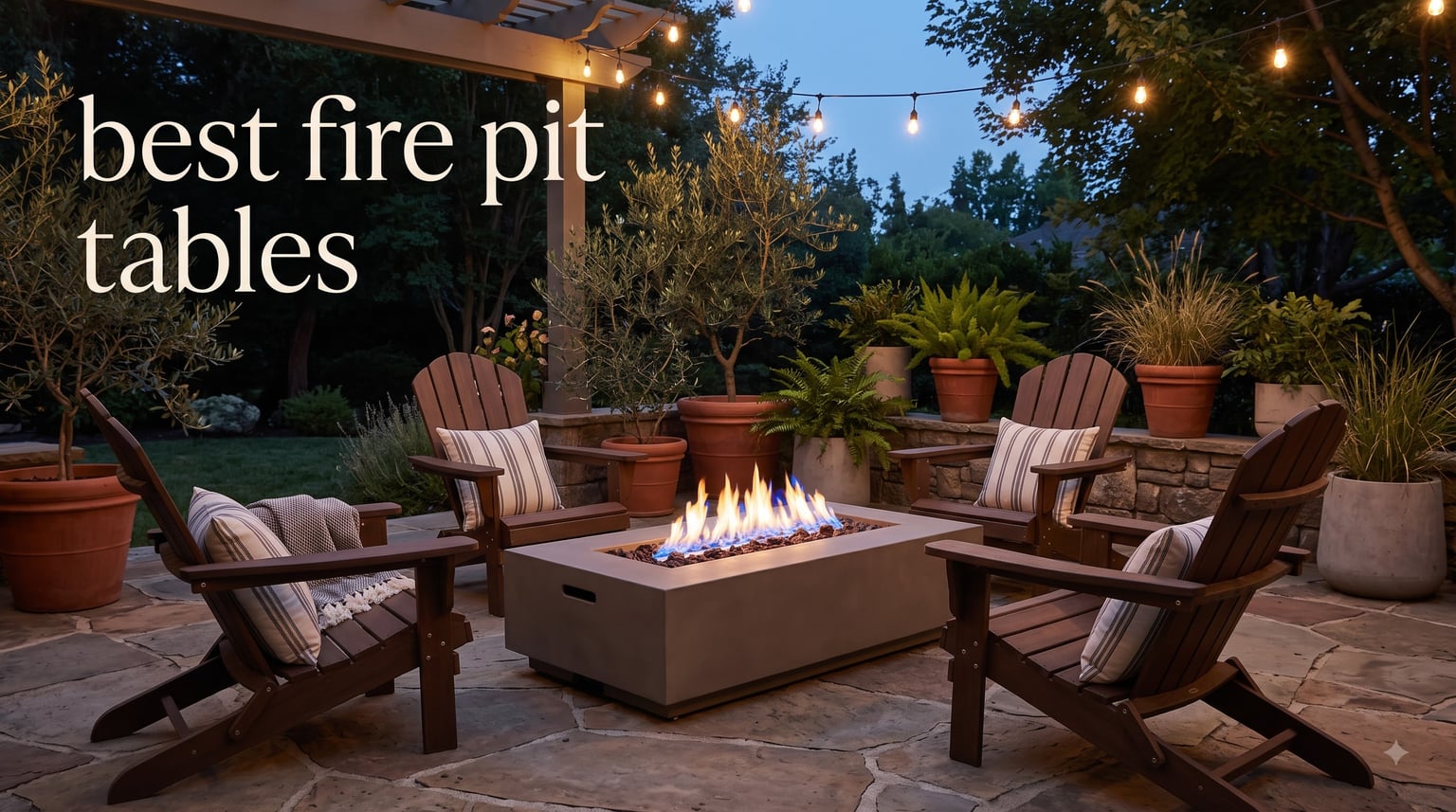 best fire pit tables
