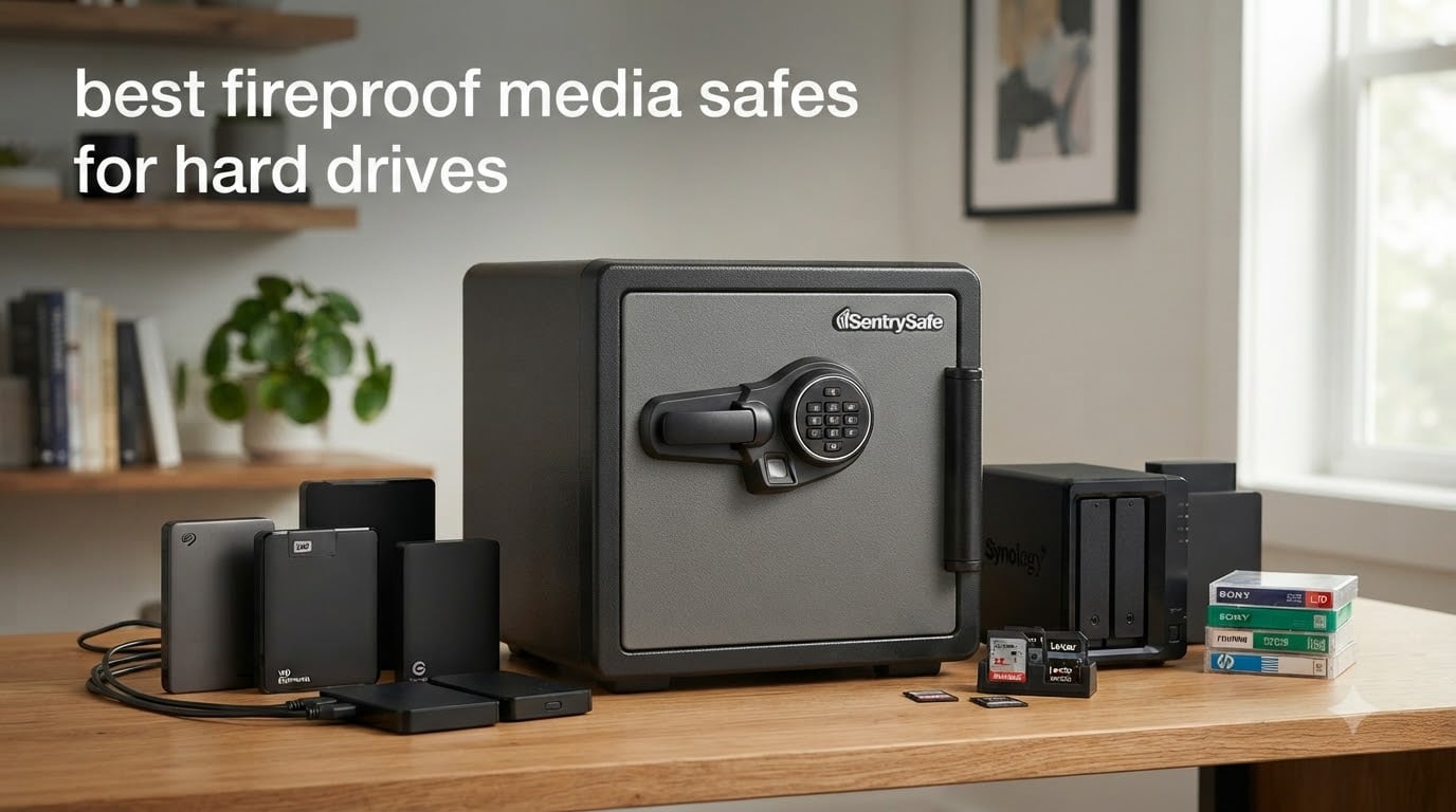 best fireproof media safes for hard drives