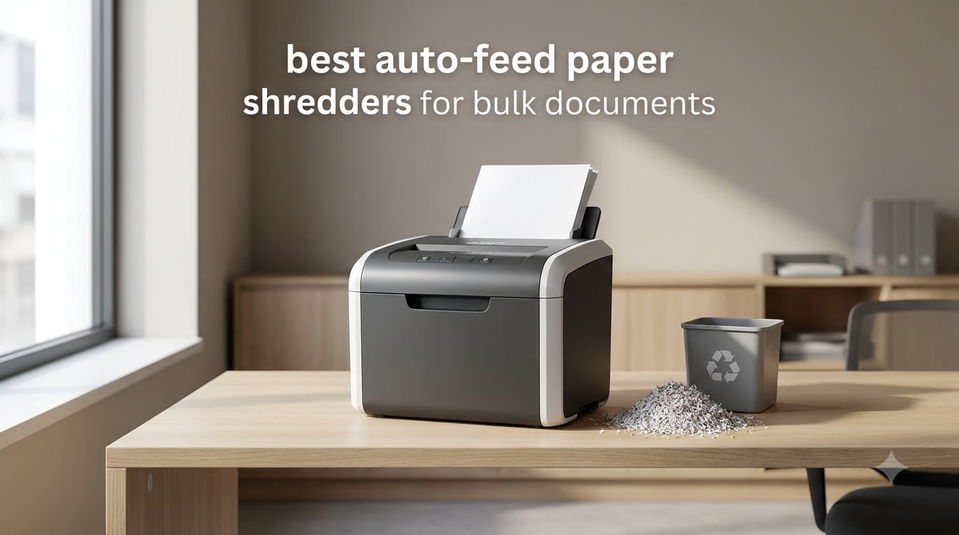 best auto-feed paper shredders for bulk documents