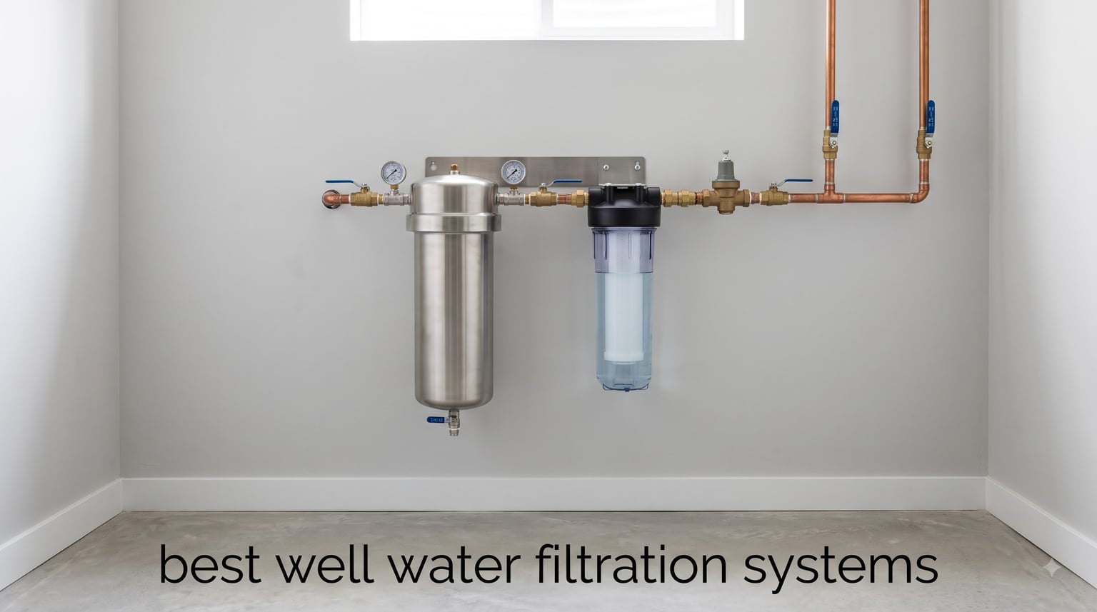 best well water filtration systems