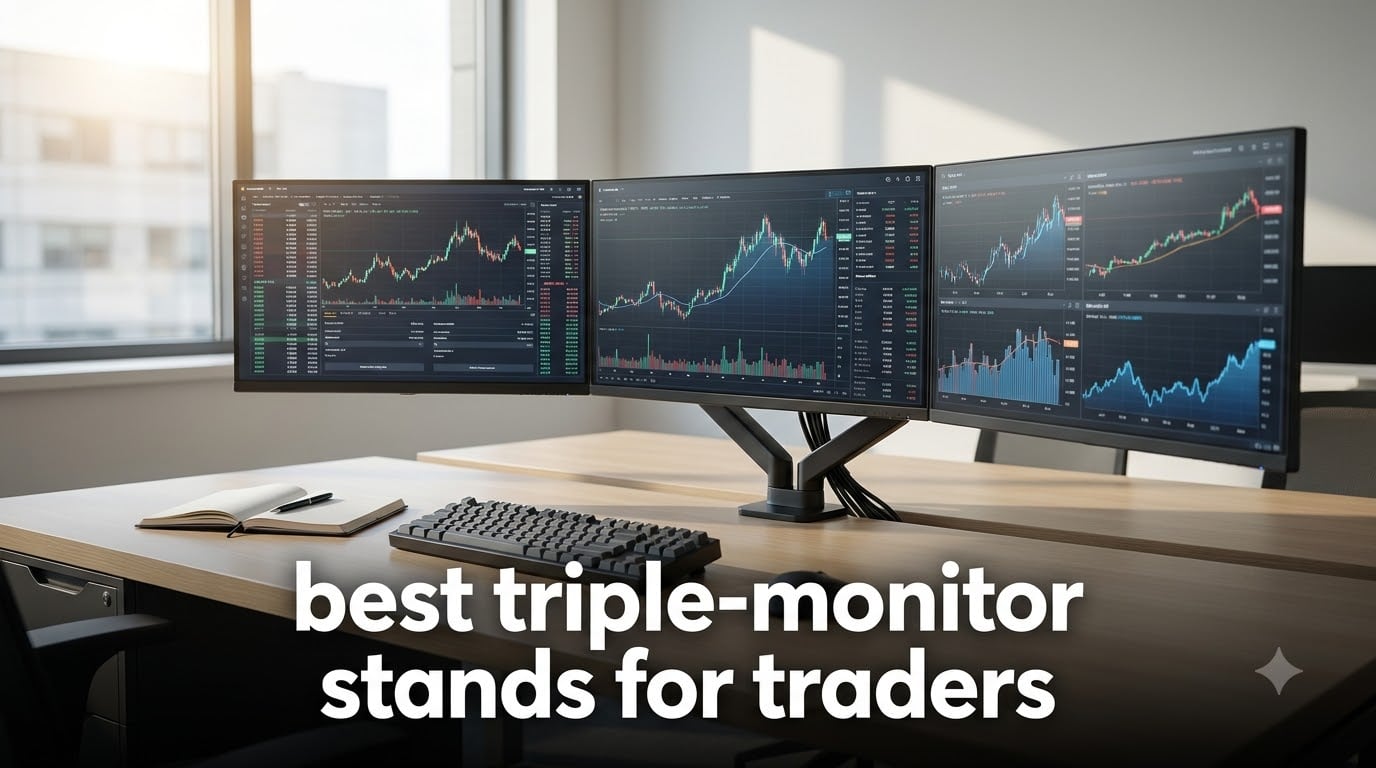 best triple-monitor stands for traders