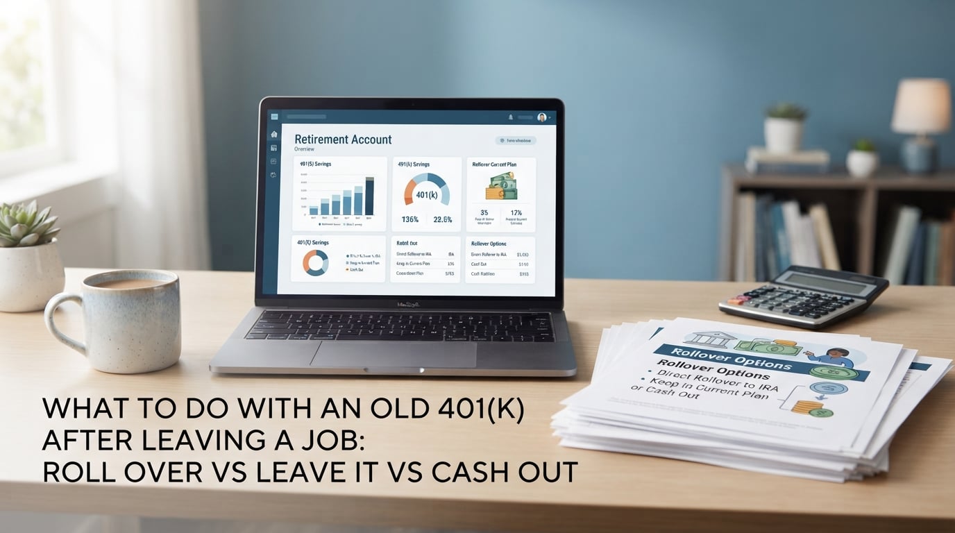 What to Do With an Old 401(k) After Leaving a Job: Roll Over vs Leave It vs Cash Out