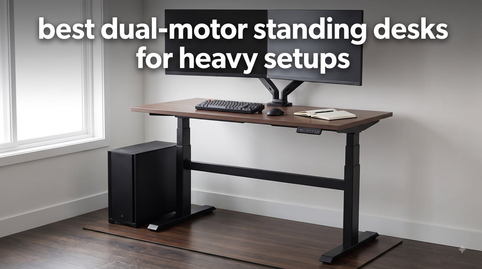 best dual-motor standing desks for heavy setups